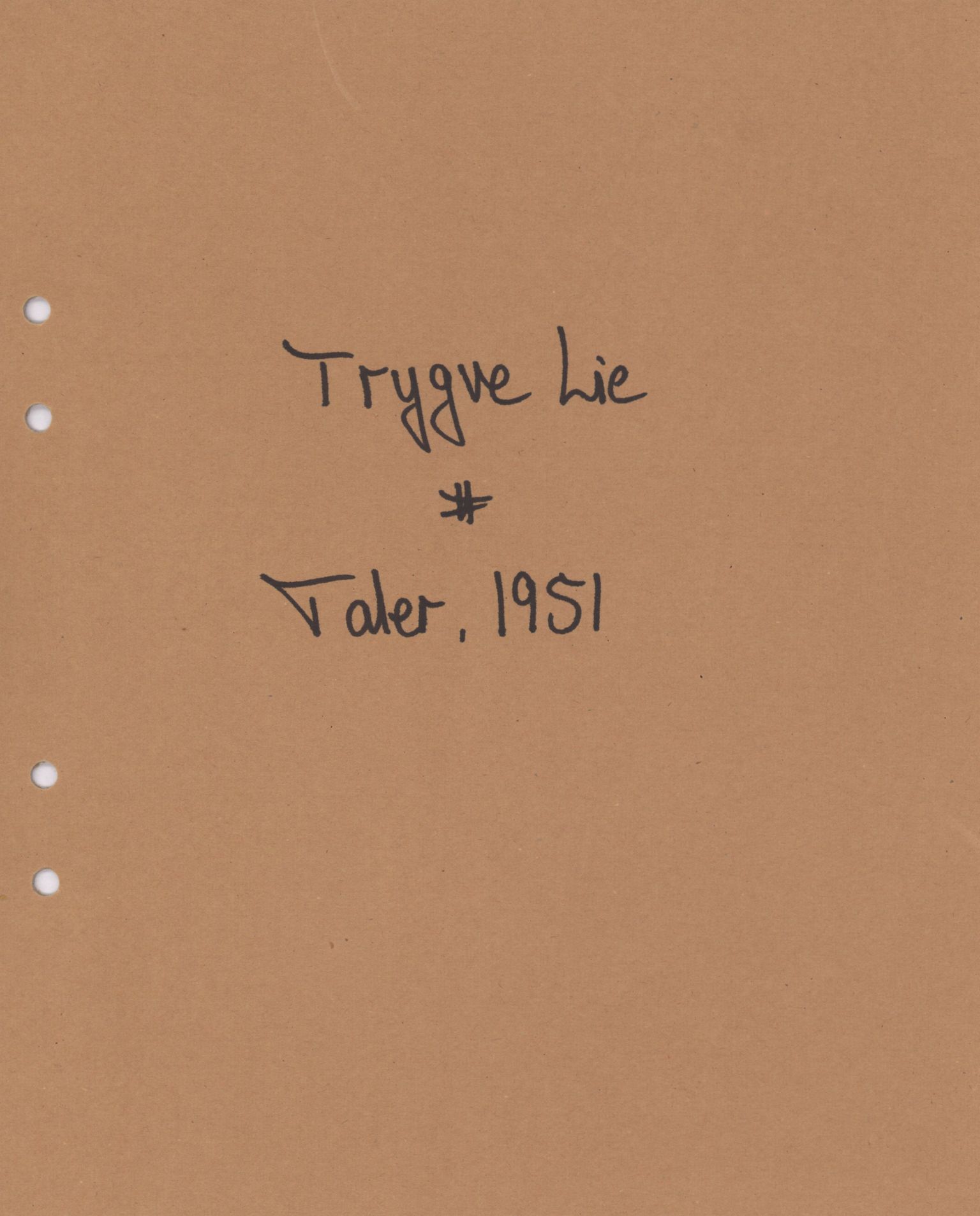 Lie, Trygve, AV/RA-PA-1407/D/L0025: Generalsekretærens papirer., 1948-1951, p. 1255