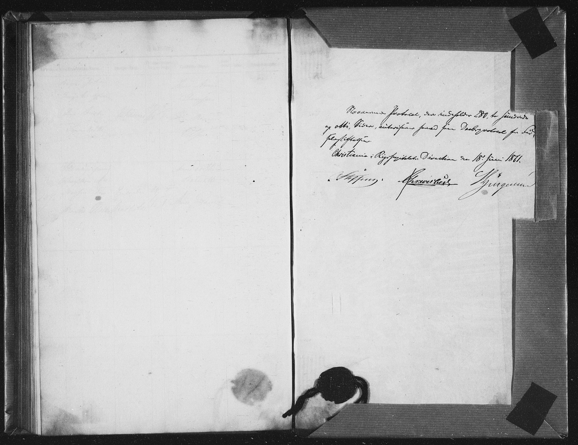 Rikshospitalet prestekontor Kirkebøker, SAO/A-10309b/K/L0002/0002: Baptism register no. 2.2, 1860-1868