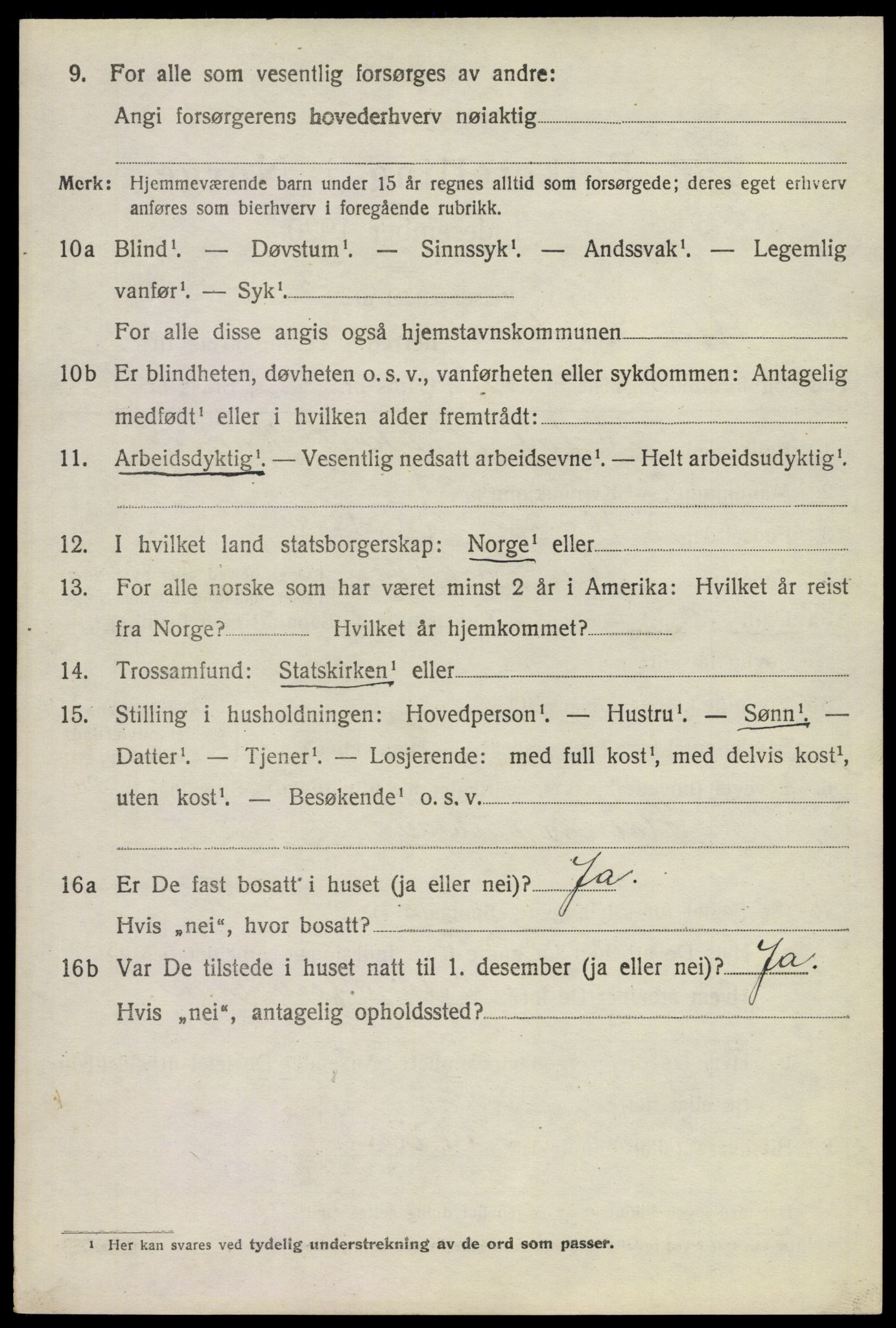 SAKO, 1920 census for Ytre Sandsvær, 1920, p. 3709