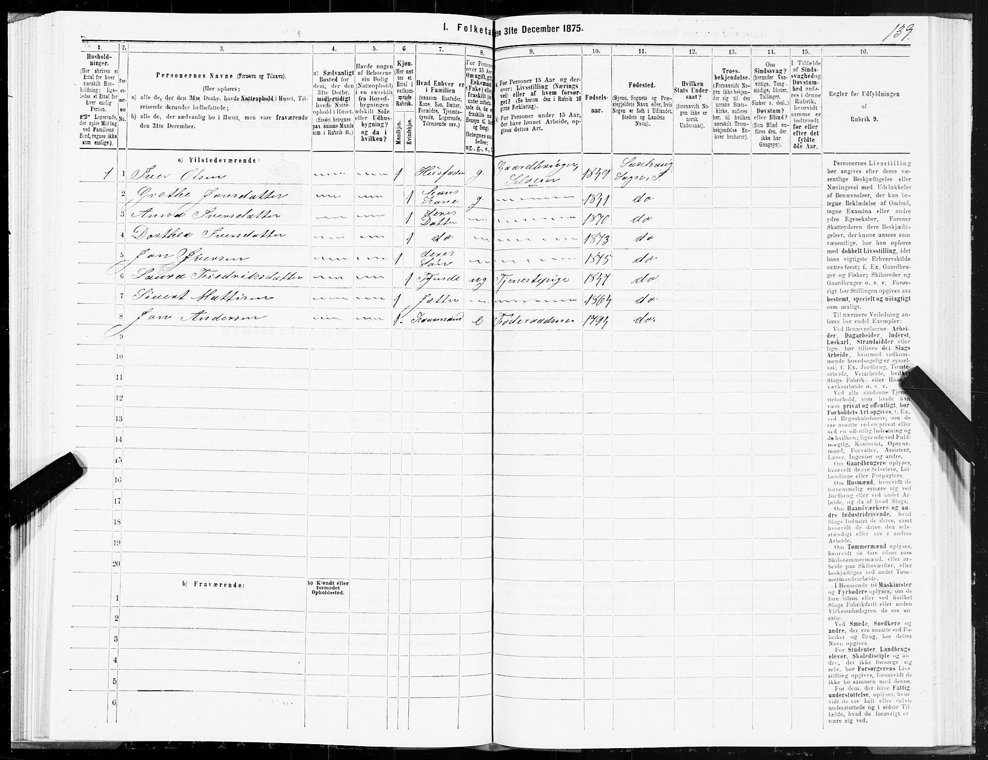 SAT, 1875 census for 1729P Inderøy, 1875, p. 4139