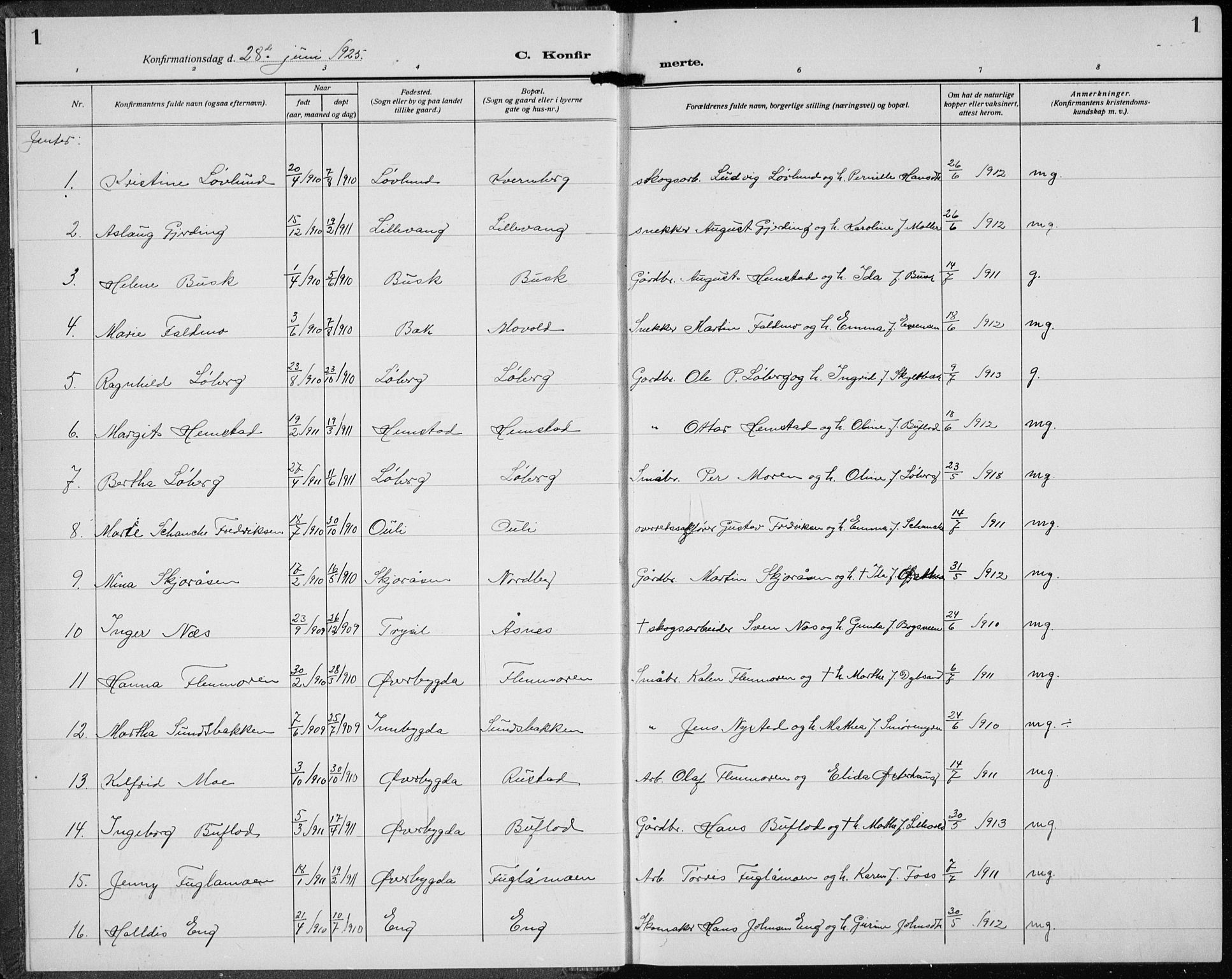 Trysil prestekontor, AV/SAH-PREST-046/H/Ha/Hab/L0010: Parish register (copy) no. 10, 1917-1937, p. 1