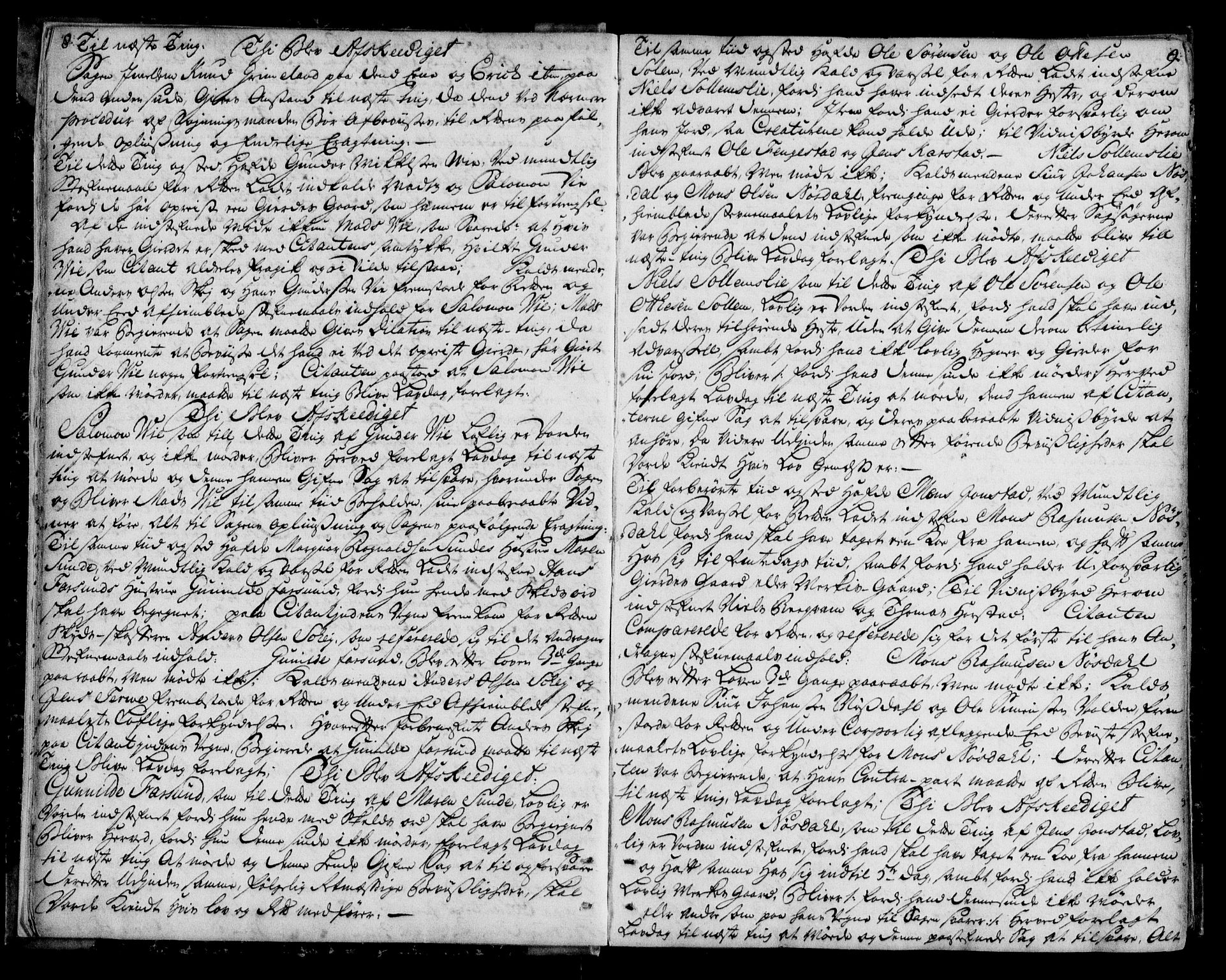 Sunnfjord tingrett, AV/SAB-A-3201/1/F/Fa/Faa/L0012: Tingbok  - gardar under Lenets gods, 1740-1745, p. 8-9