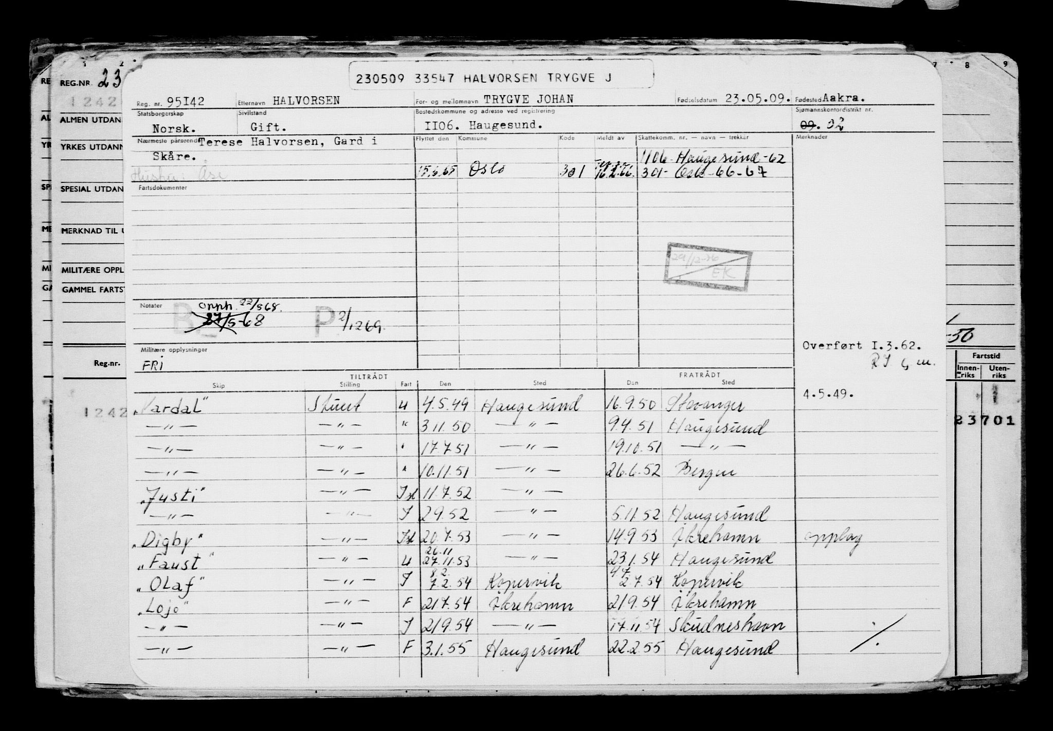 Direktoratet for sjømenn, AV/RA-S-3545/G/Gb/L0083: Hovedkort, 1909, p. 290