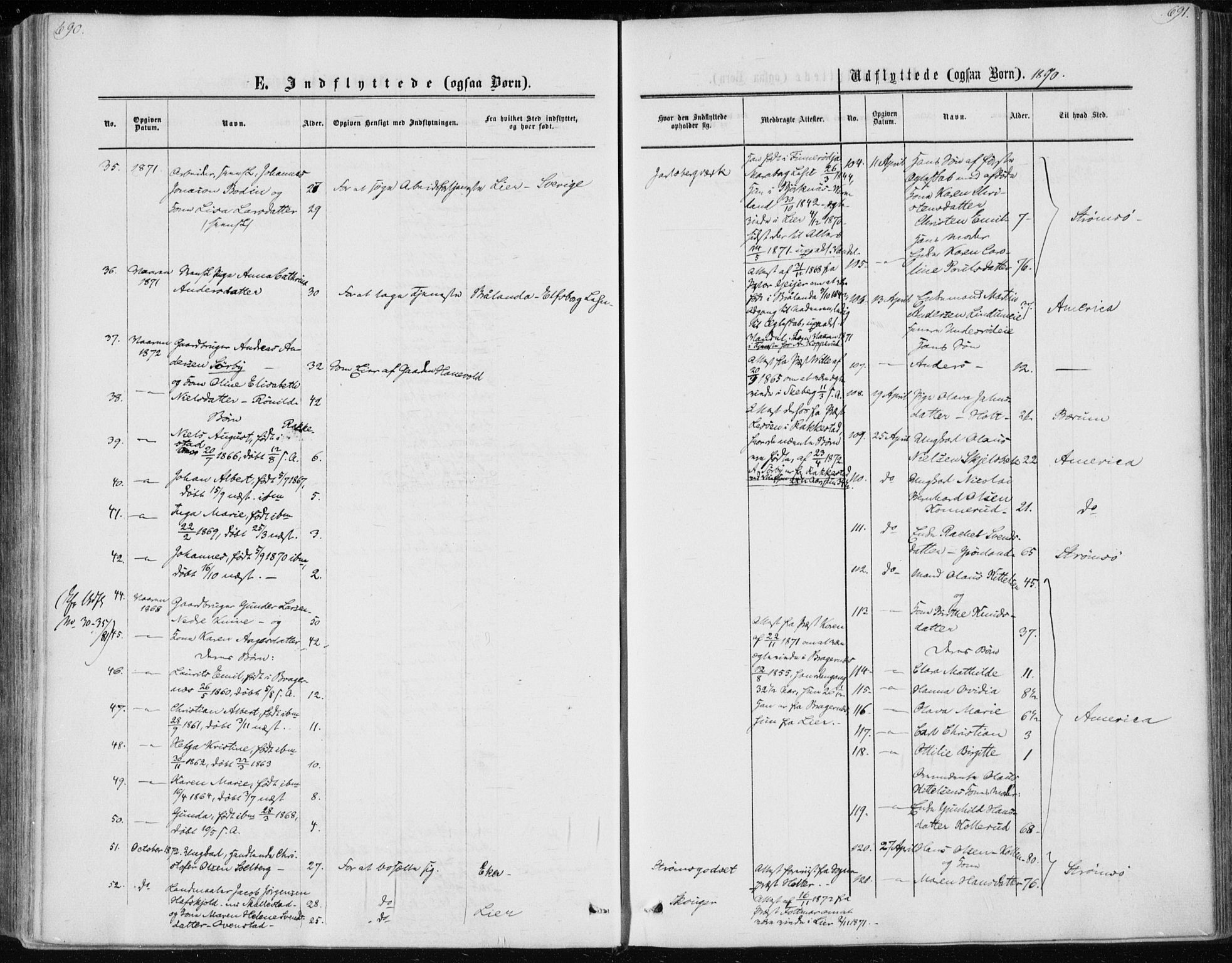 Skoger kirkebøker, AV/SAKO-A-59/F/Fa/L0004: Parish register (official) no. I 4, 1862-1872, p. 690-691