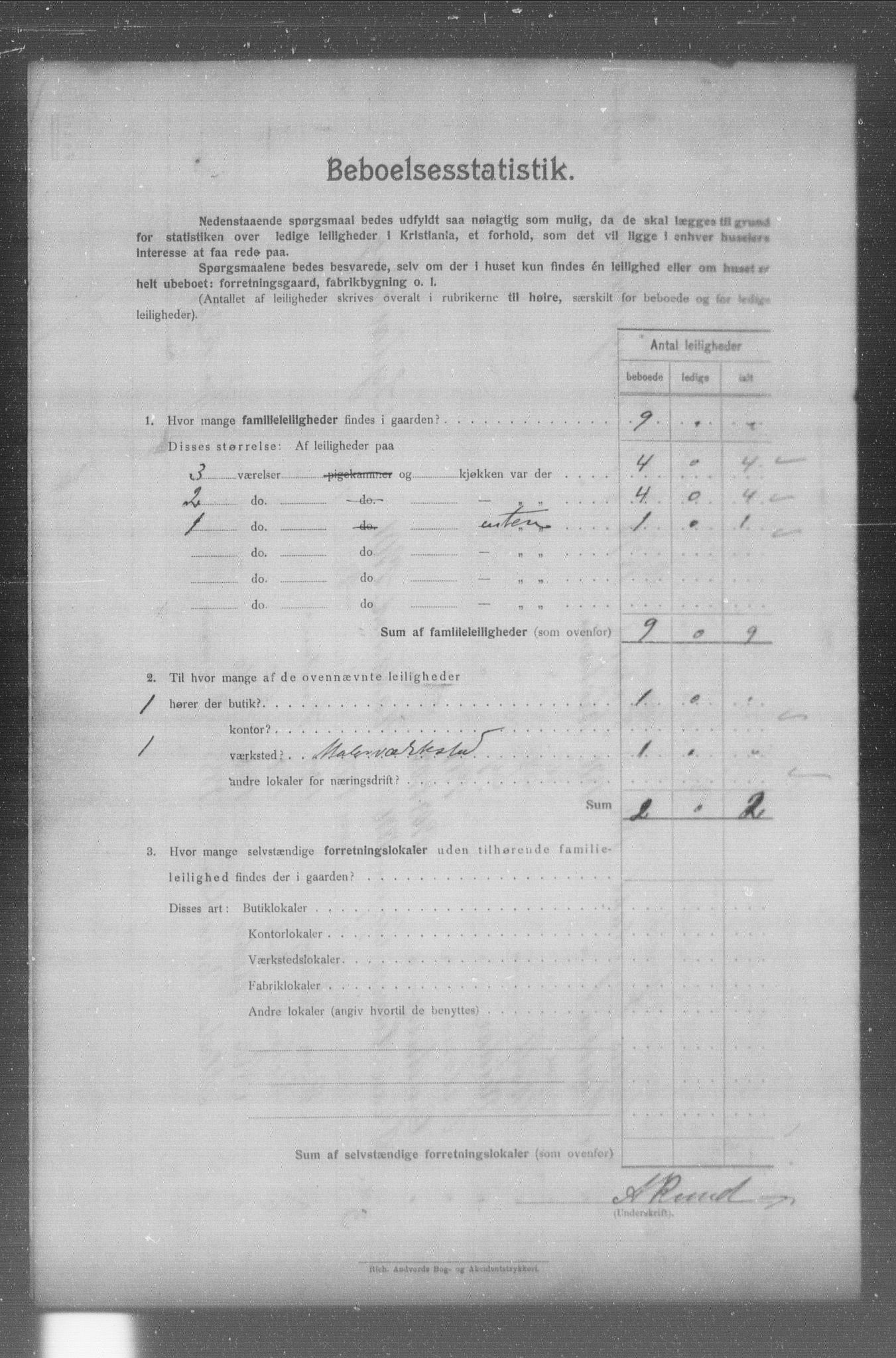 OBA, Municipal Census 1904 for Kristiania, 1904, p. 14457