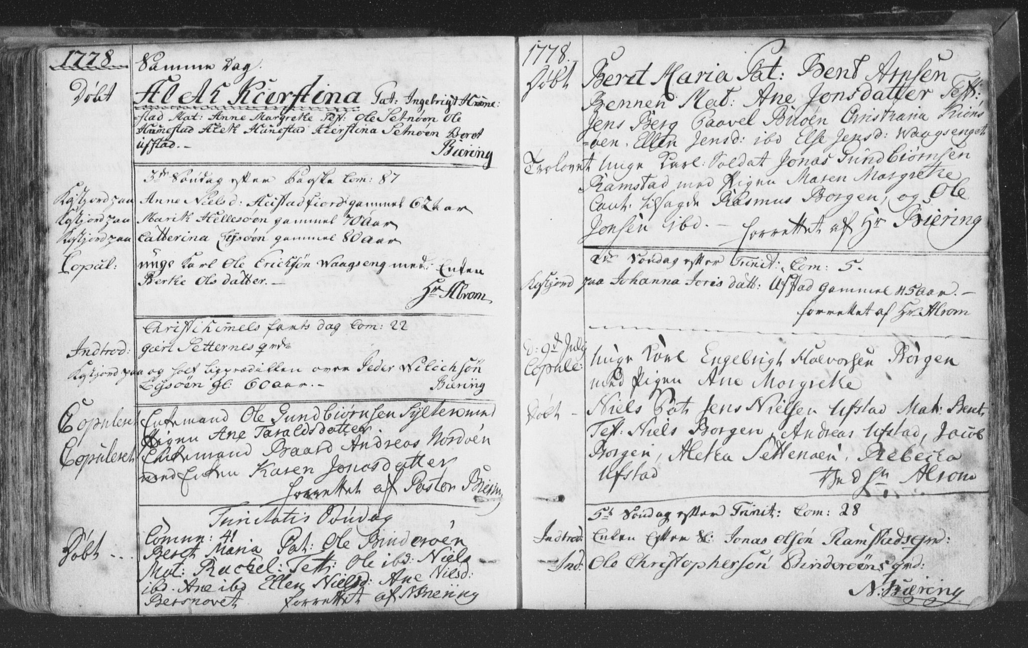 Ministerialprotokoller, klokkerbøker og fødselsregistre - Nord-Trøndelag, AV/SAT-A-1458/786/L0685: Parish register (official) no. 786A01, 1710-1798