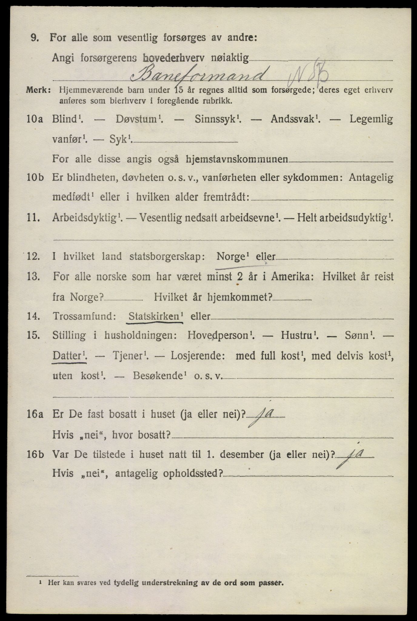 SAKO, 1920 census for Krødsherad, 1920, p. 4566