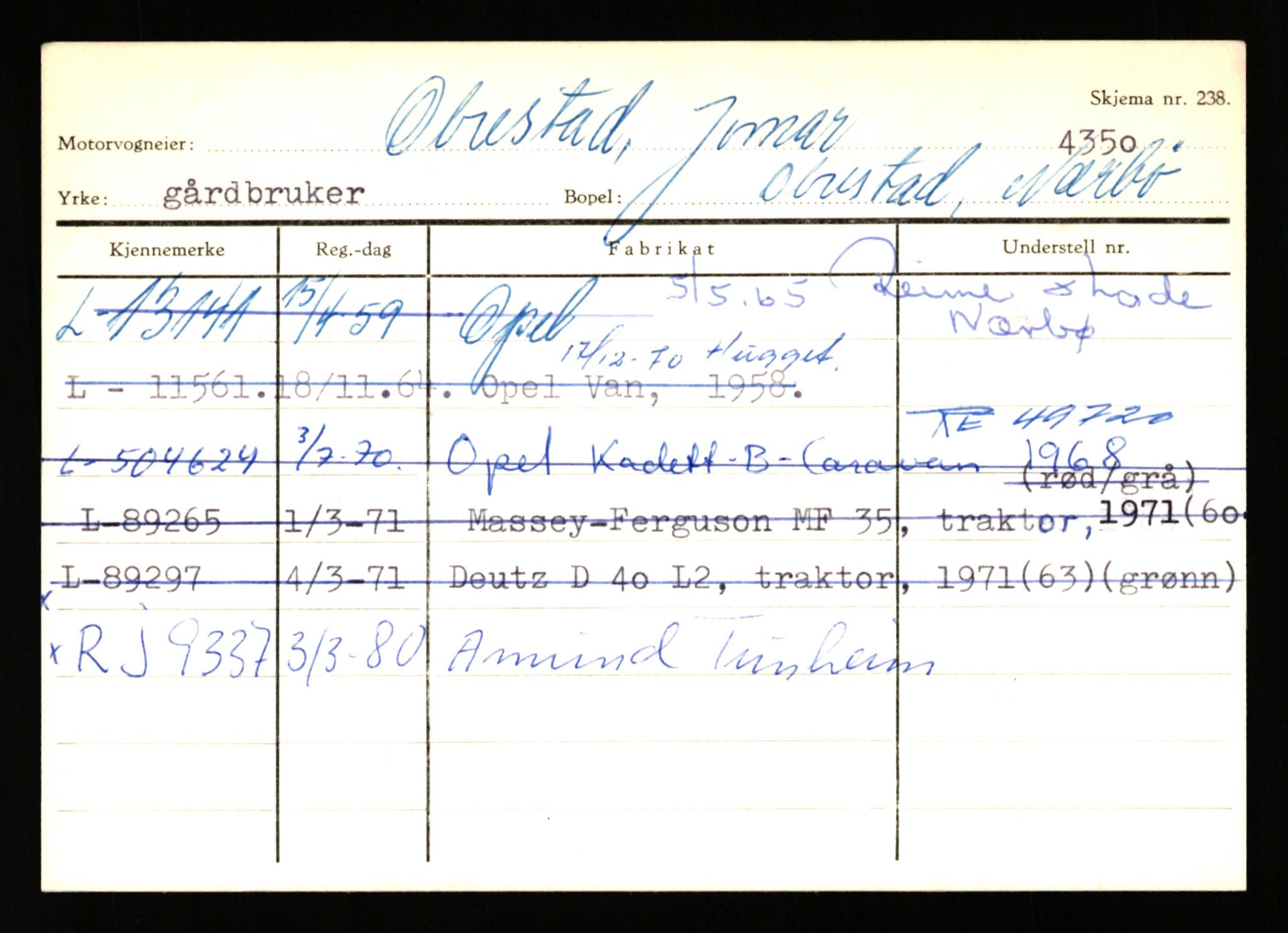 Stavanger trafikkstasjon, AV/SAST-A-101942/0/H/L0028: Næsheim - Omastrand, 1930-1971, p. 407