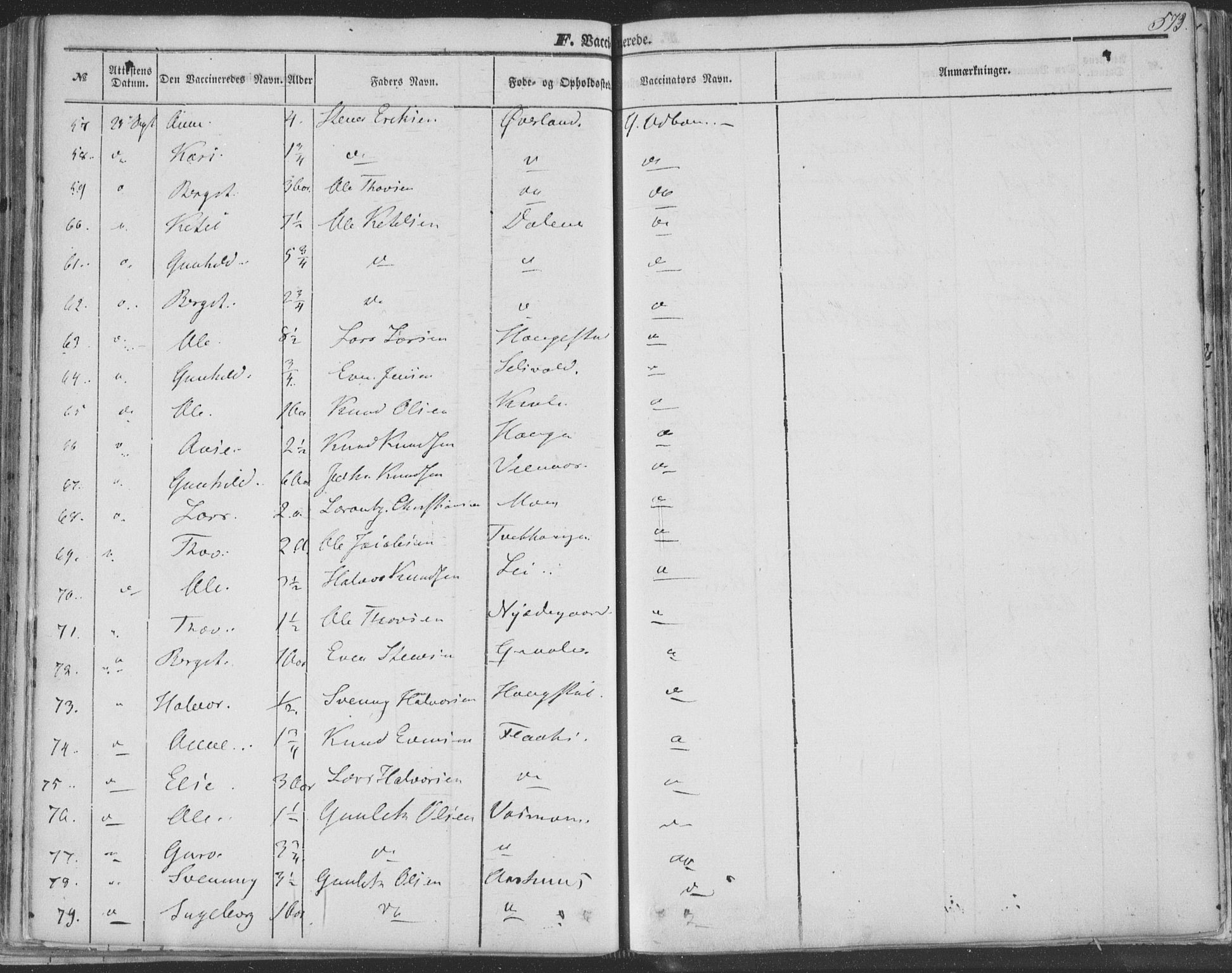 Seljord kirkebøker, AV/SAKO-A-20/F/Fa/L012b: Parish register (official) no. I 12B, 1850-1865, p. 573