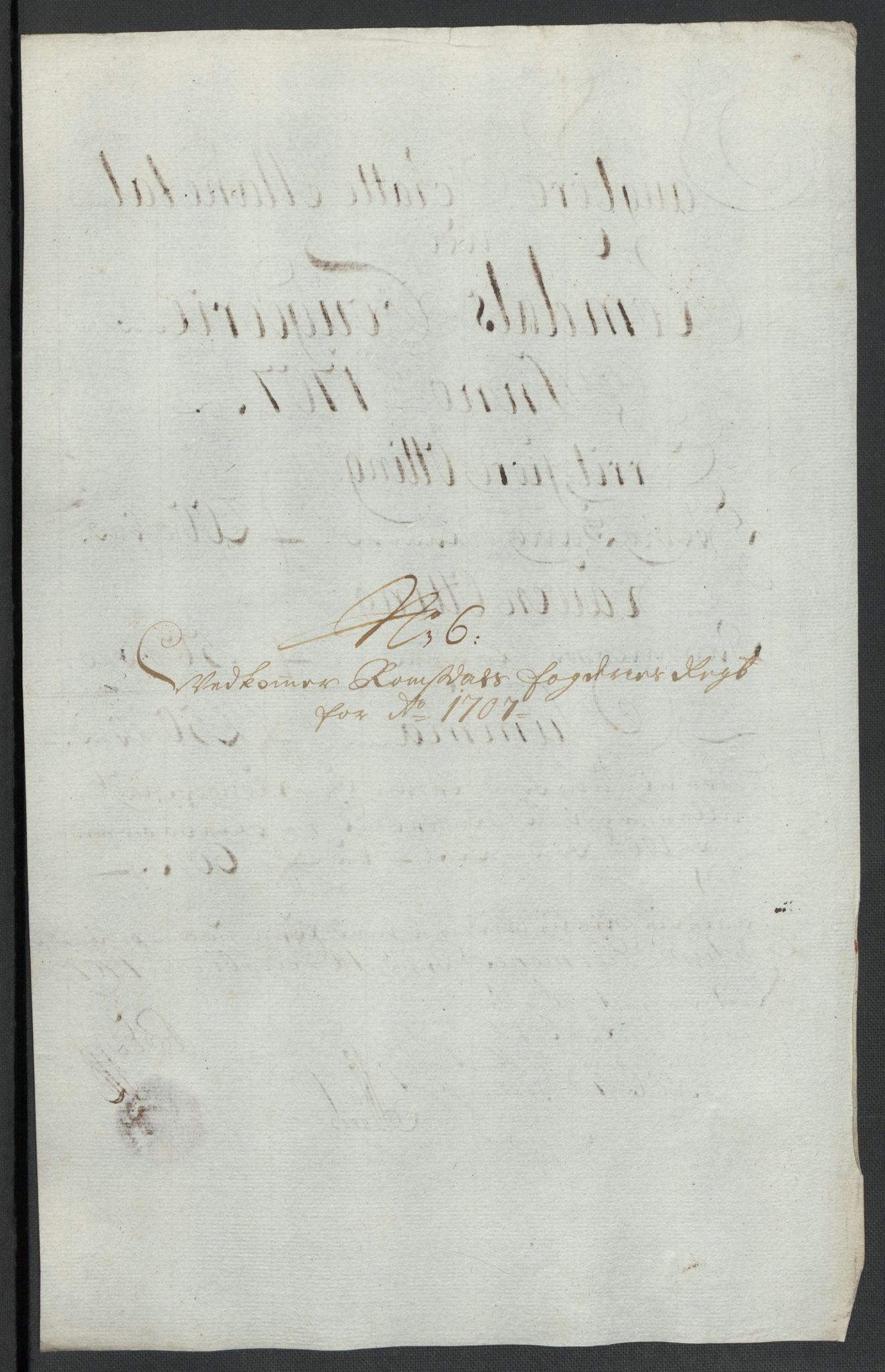 Rentekammeret inntil 1814, Reviderte regnskaper, Fogderegnskap, RA/EA-4092/R55/L3658: Fogderegnskap Romsdal, 1707-1708, p. 87