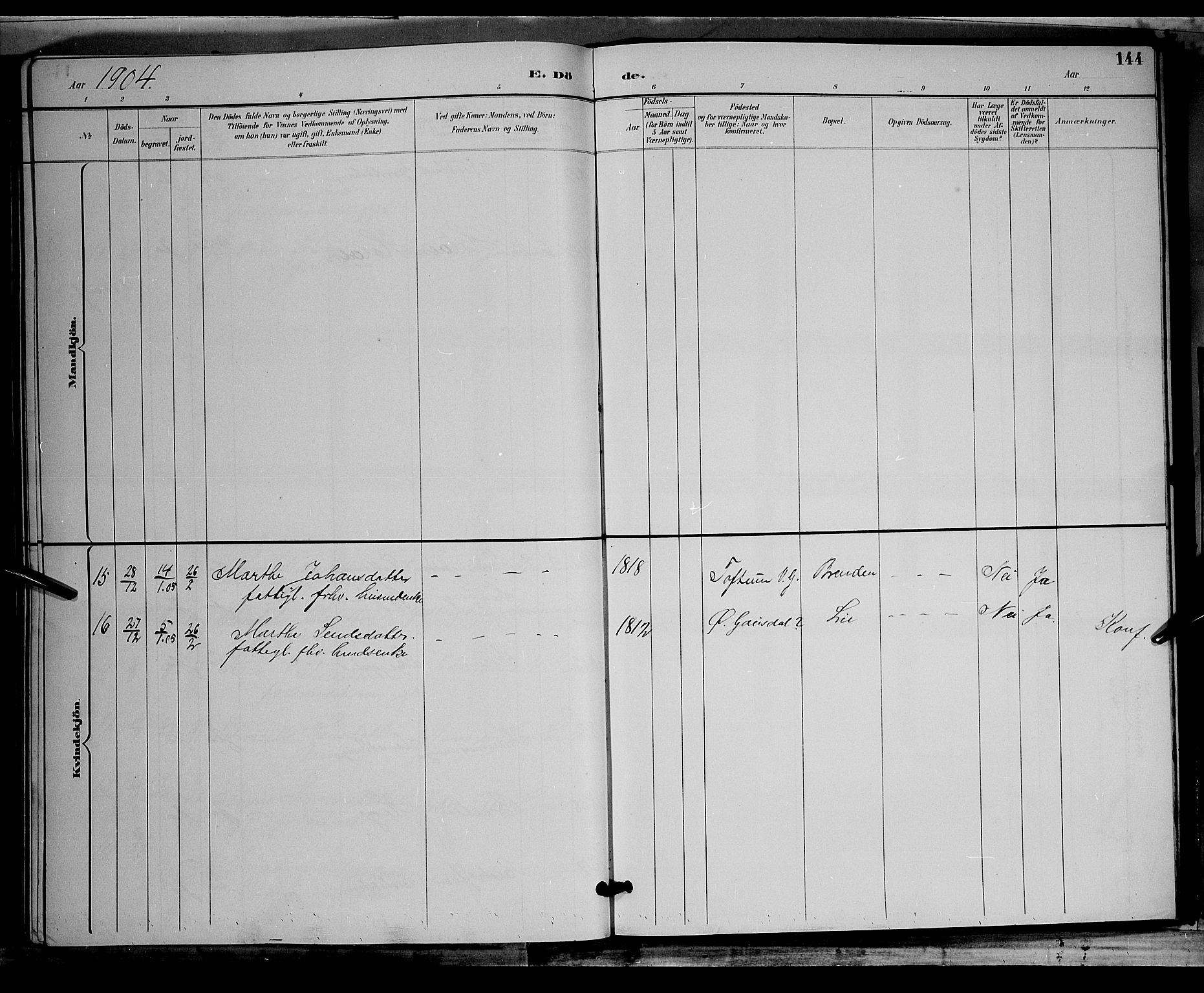 Østre Gausdal prestekontor, AV/SAH-PREST-092/H/Ha/Hab/L0002: Parish register (copy) no. 2, 1894-1904, p. 144