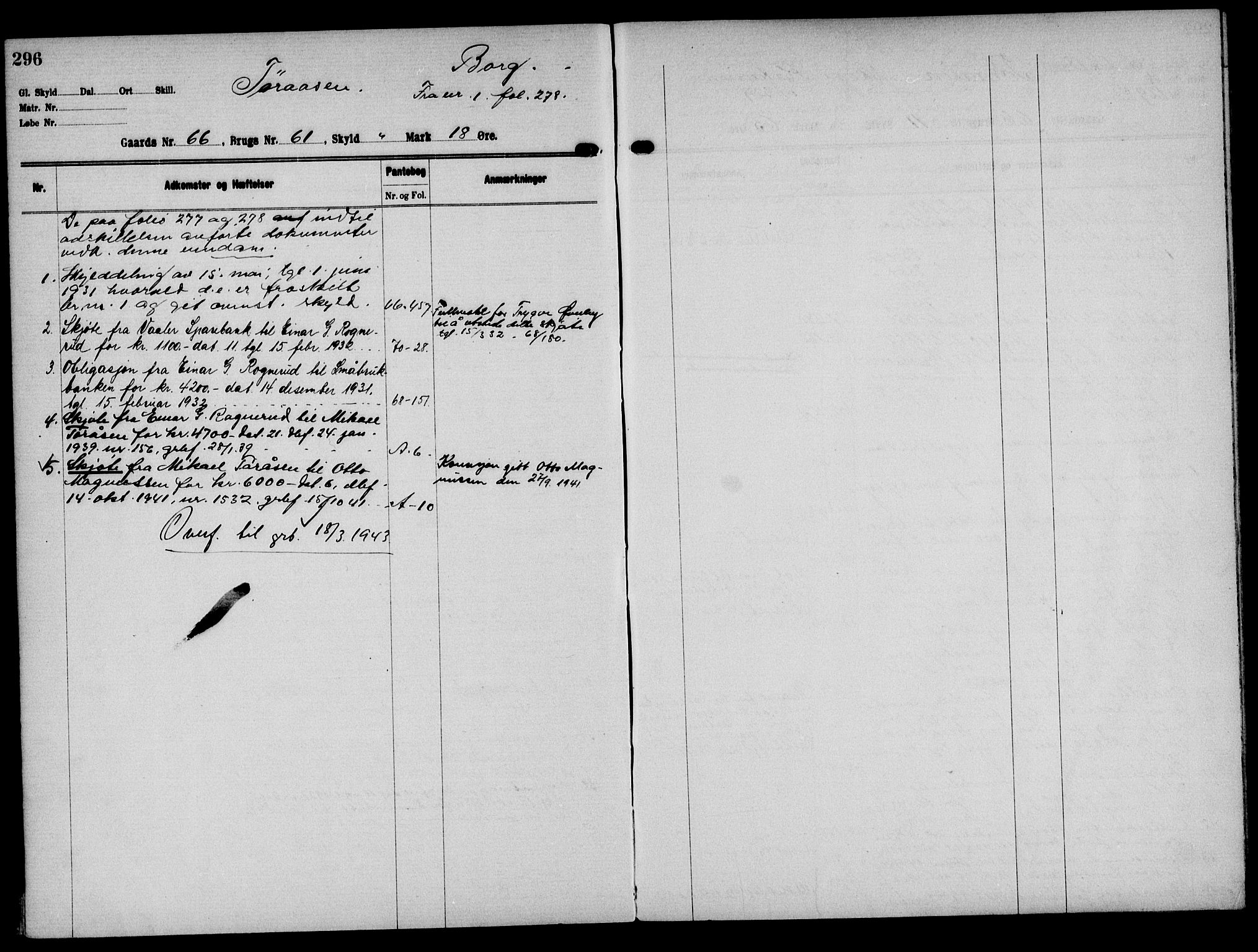 Solør tingrett, AV/SAH-TING-008/H/Ha/Hak/L0005: Mortgage register no. V, 1900-1935, p. 296