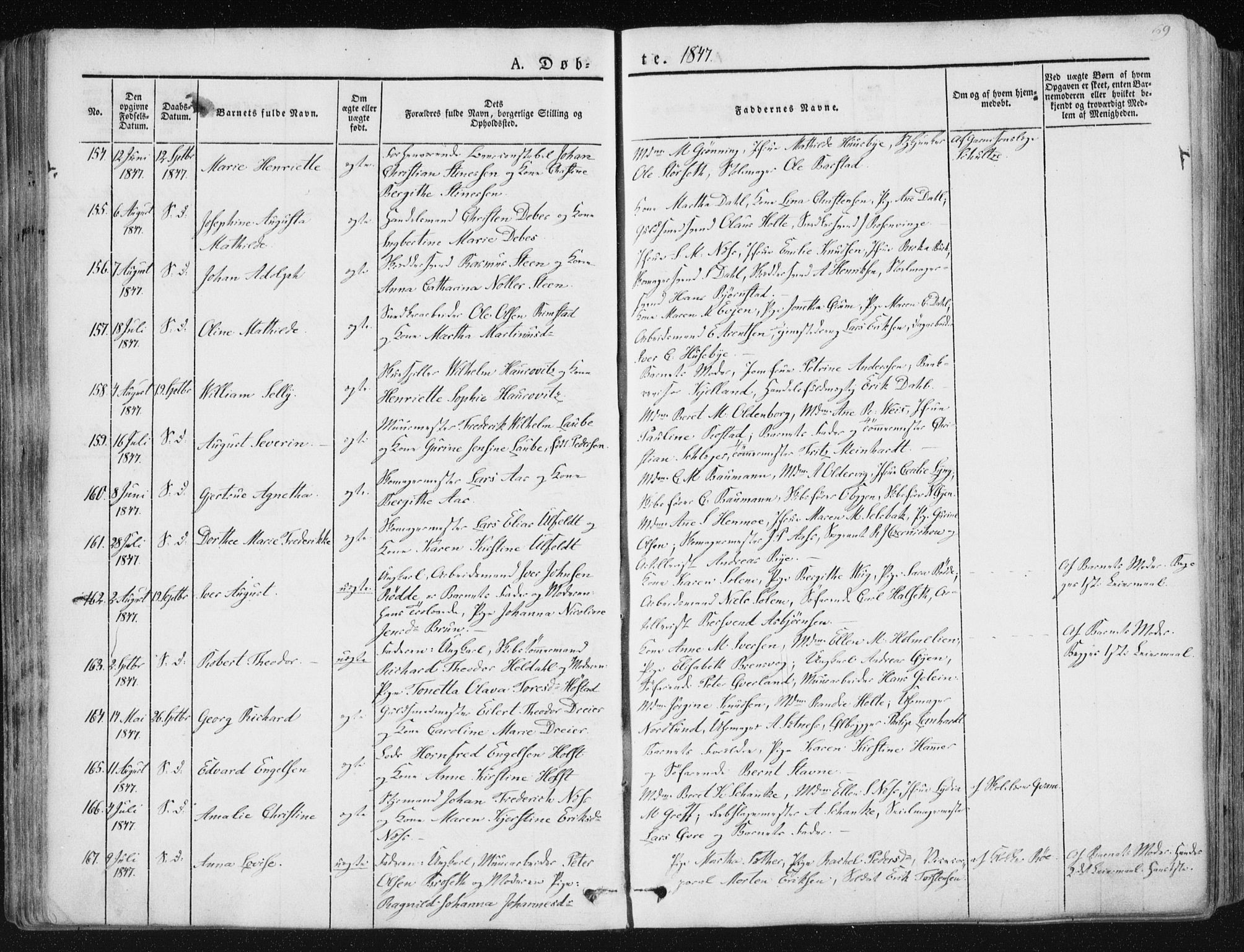 Ministerialprotokoller, klokkerbøker og fødselsregistre - Sør-Trøndelag, AV/SAT-A-1456/602/L0110: Parish register (official) no. 602A08, 1840-1854, p. 69