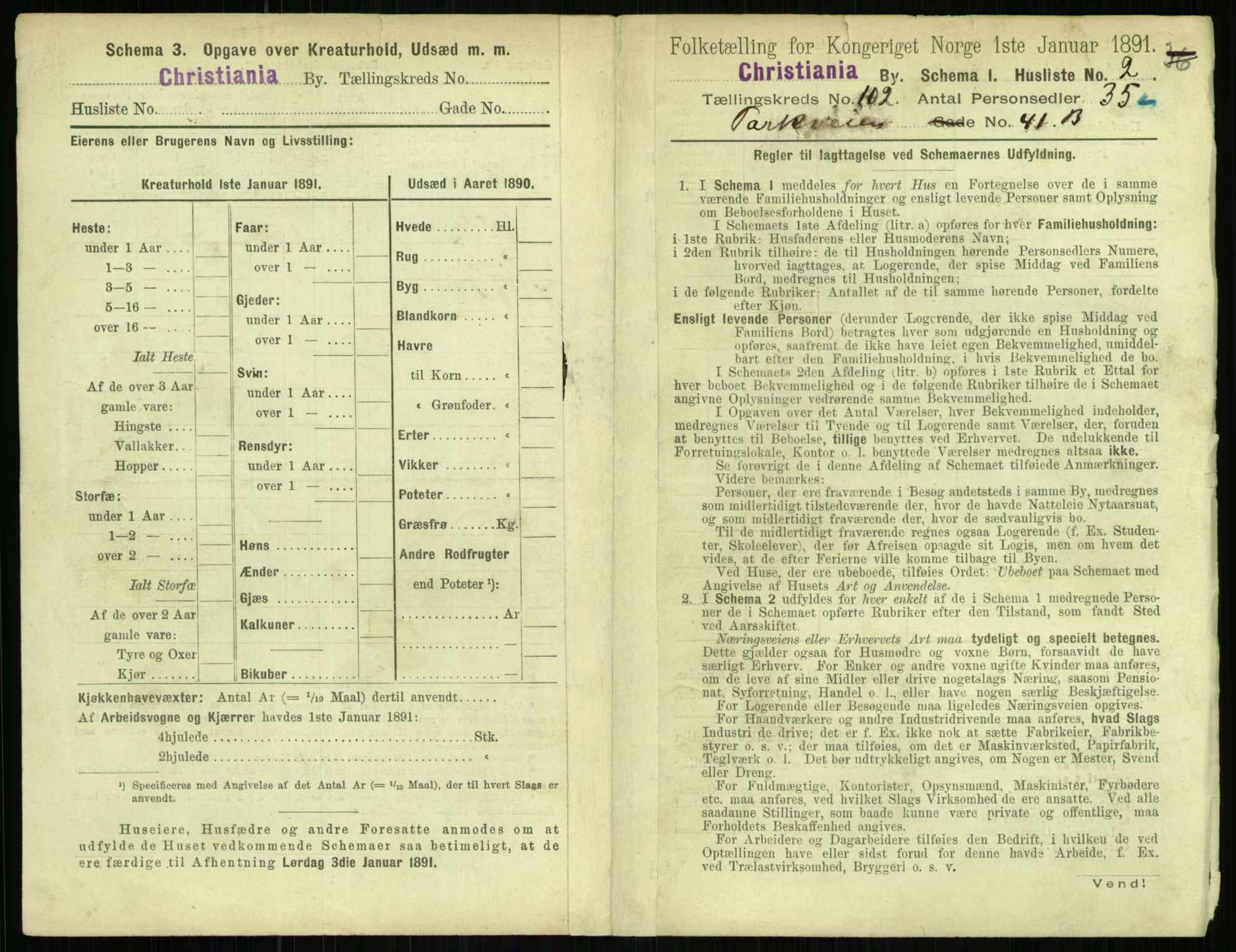 RA, 1891 census for 0301 Kristiania, 1891, p. 50549