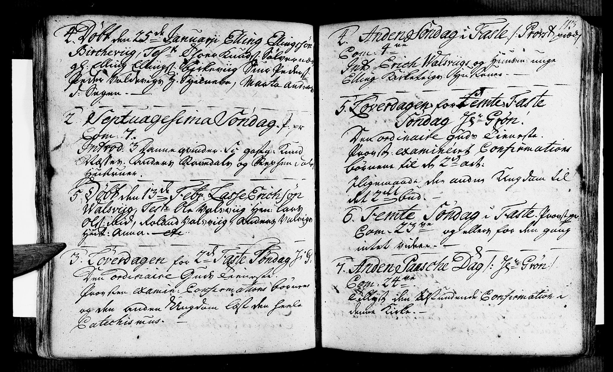 Vik sokneprestembete, AV/SAB-A-81501/H/Haa/Haaa/L0002: Parish register (official) no. A 2 / 2, 1740-1756, p. 113