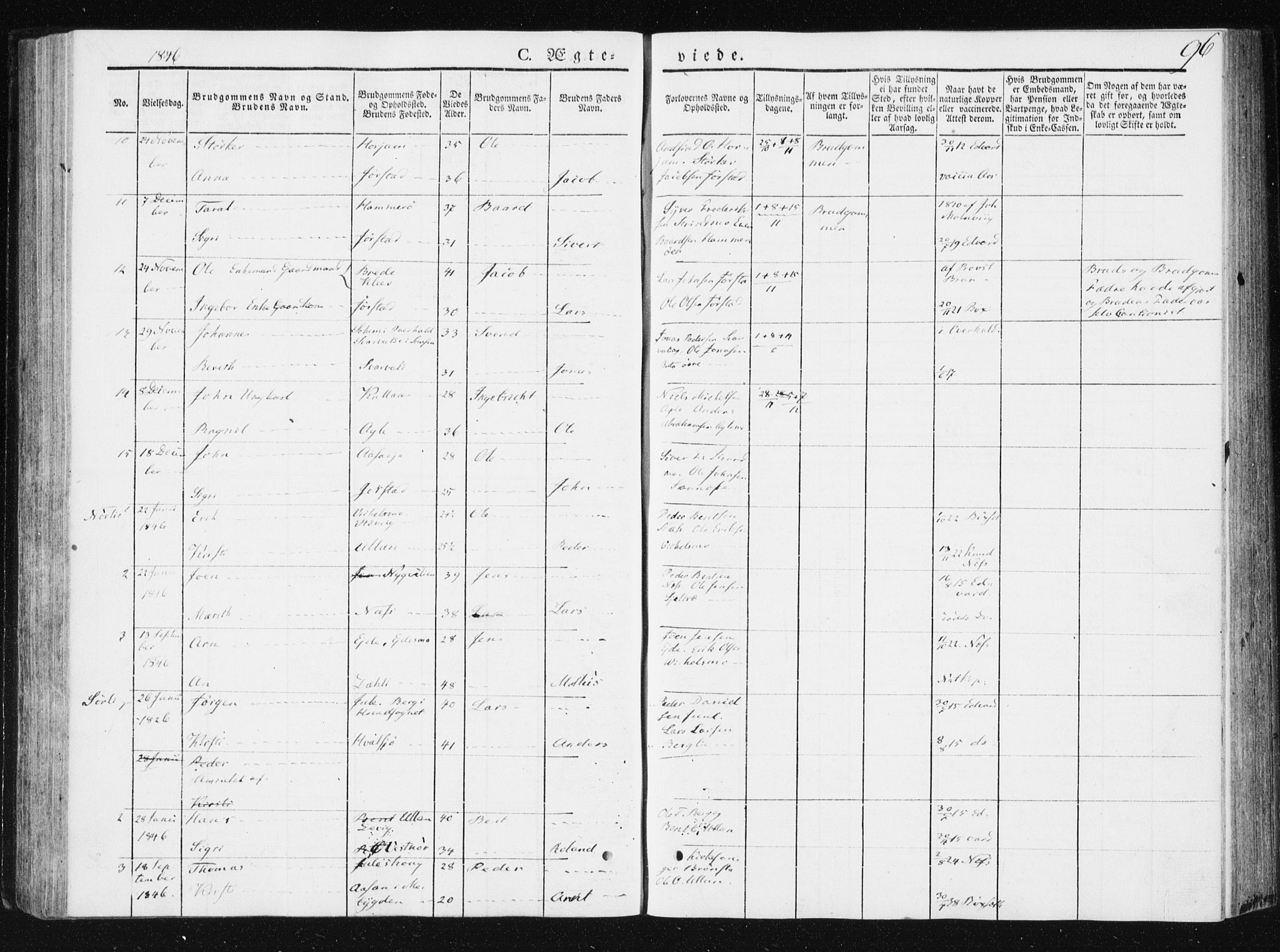 Ministerialprotokoller, klokkerbøker og fødselsregistre - Nord-Trøndelag, SAT/A-1458/749/L0470: Parish register (official) no. 749A04, 1834-1853, p. 96