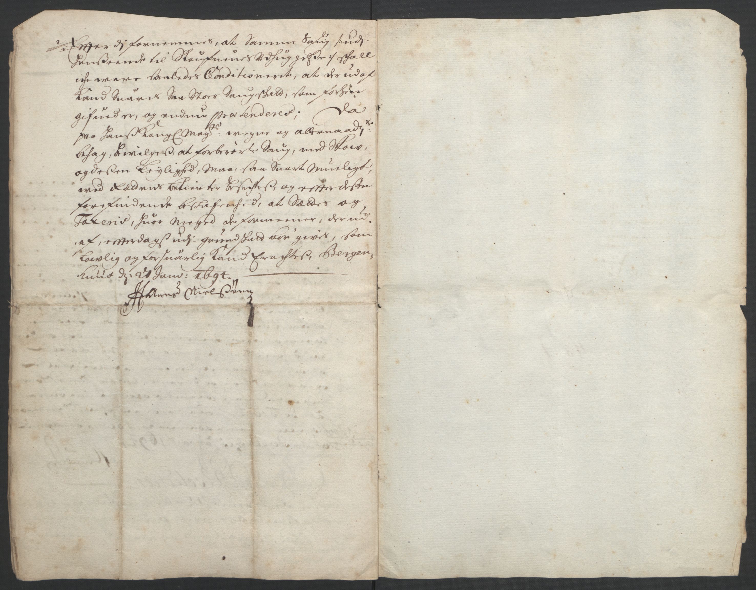 Rentekammeret inntil 1814, Reviderte regnskaper, Fogderegnskap, AV/RA-EA-4092/R48/L2975: Fogderegnskap Sunnhordland og Hardanger, 1694, p. 309