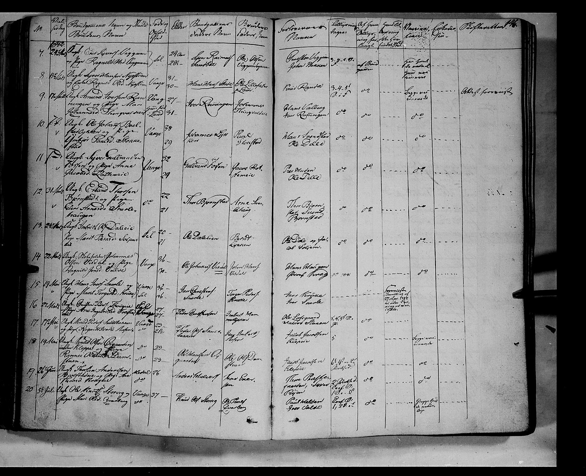 Vågå prestekontor, SAH/PREST-076/H/Ha/Haa/L0005: Parish register (official) no. 5 /1, 1842-1856, p. 146