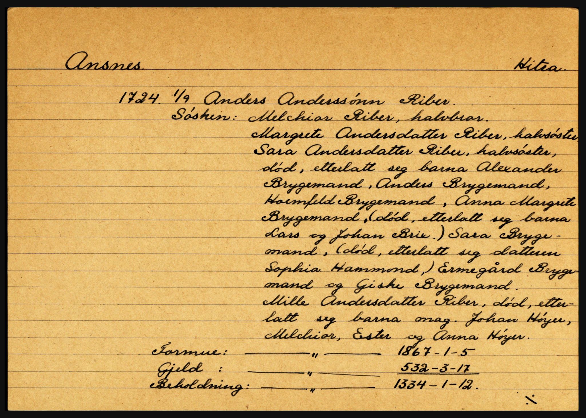 Fosen sorenskriveri, AV/SAT-A-1107/1/3, 1681-1823, p. 143