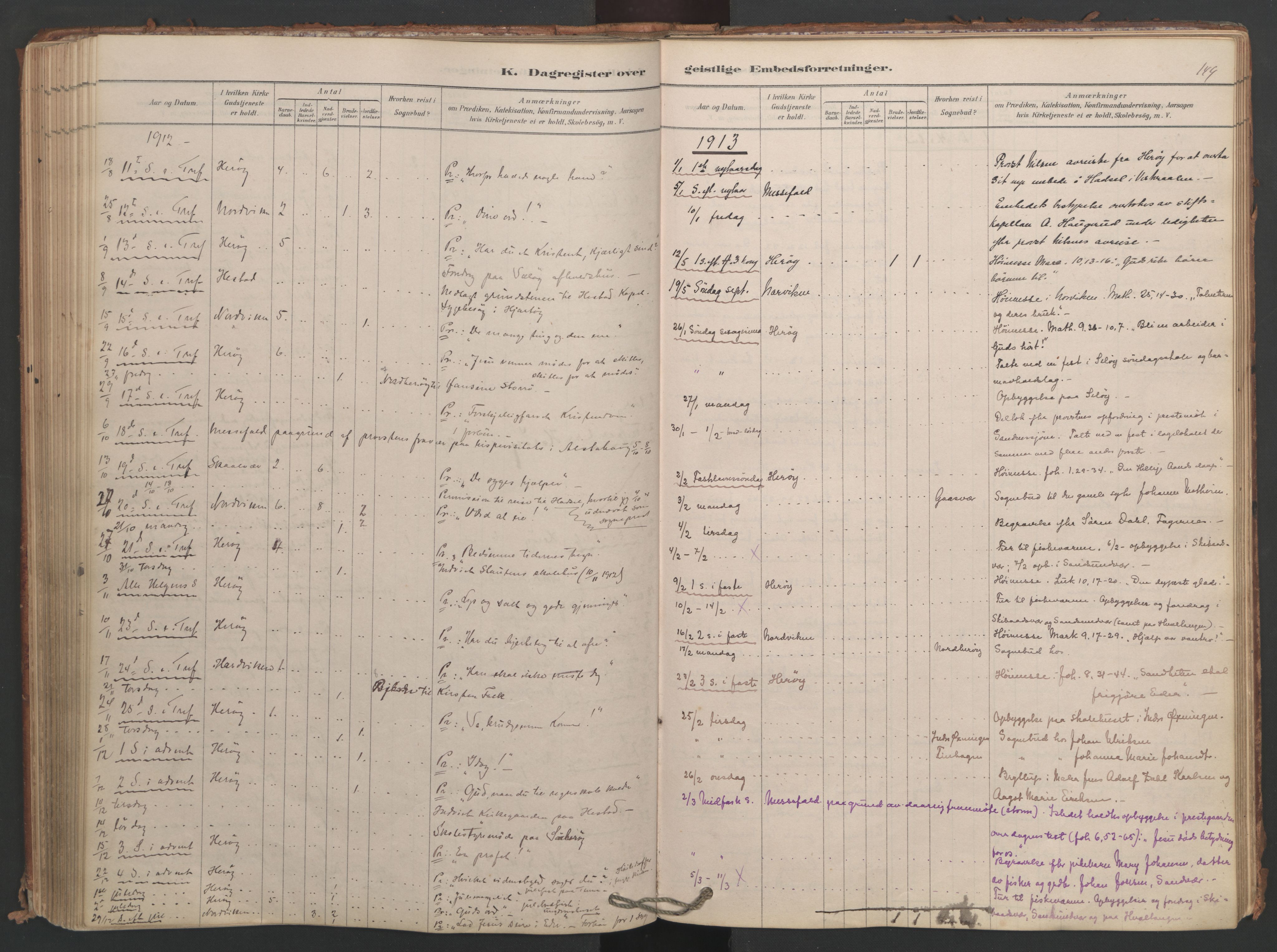 Ministerialprotokoller, klokkerbøker og fødselsregistre - Nordland, AV/SAT-A-1459/834/L0509: Parish register (official) no. 834A07, 1878-1937, p. 149