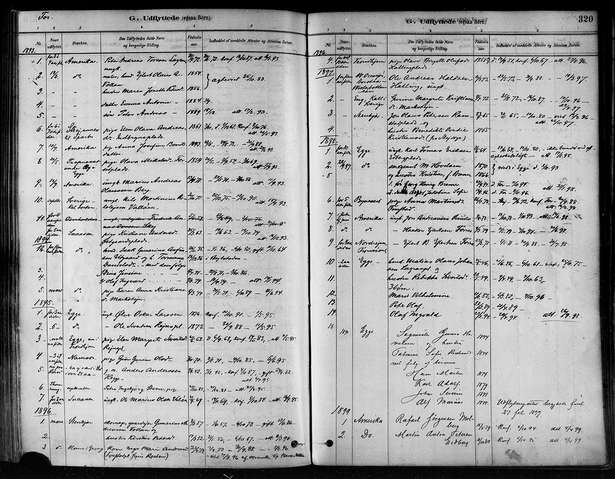 Ministerialprotokoller, klokkerbøker og fødselsregistre - Nord-Trøndelag, SAT/A-1458/746/L0448: Parish register (official) no. 746A07 /1, 1878-1900, p. 320