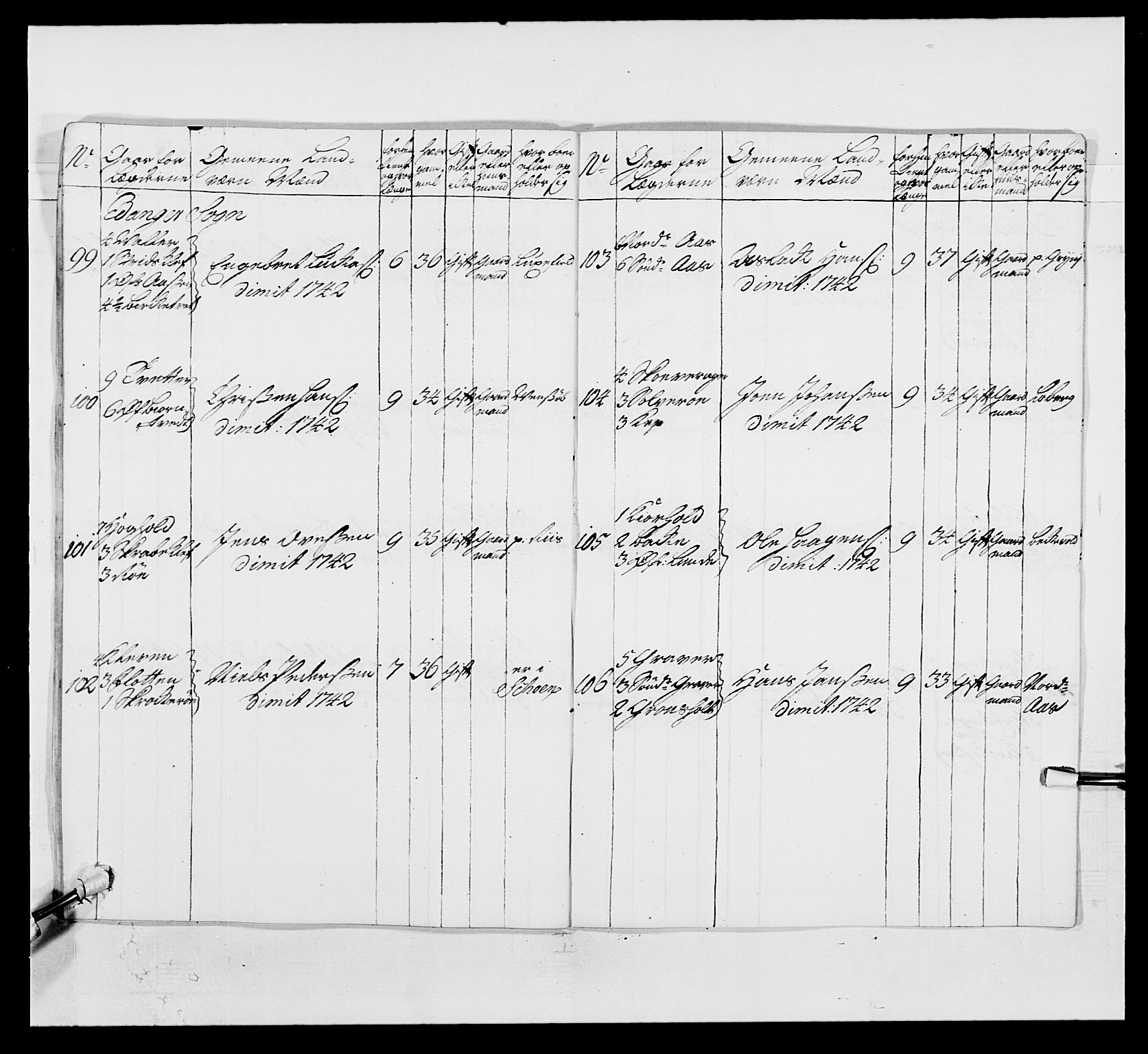 Kommanderende general (KG I) med Det norske krigsdirektorium, AV/RA-EA-5419/E/Ea/L0497: 2. Smålenske regiment, 1748-1765, p. 175