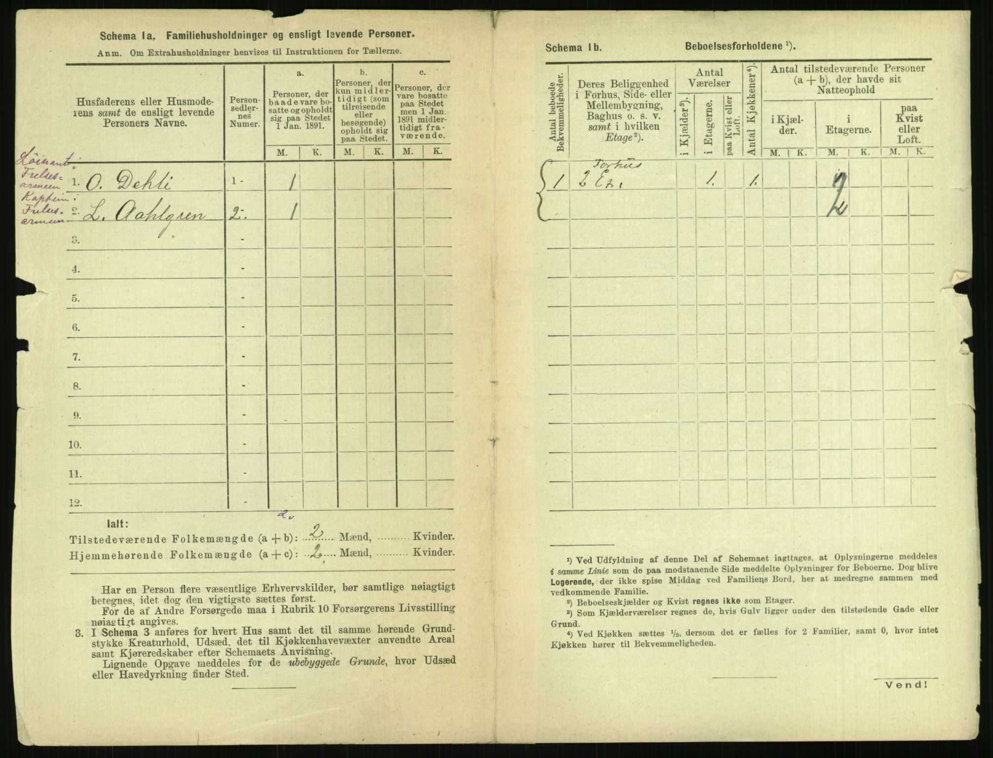 RA, 1891 census for 0301 Kristiania, 1891, p. 117443