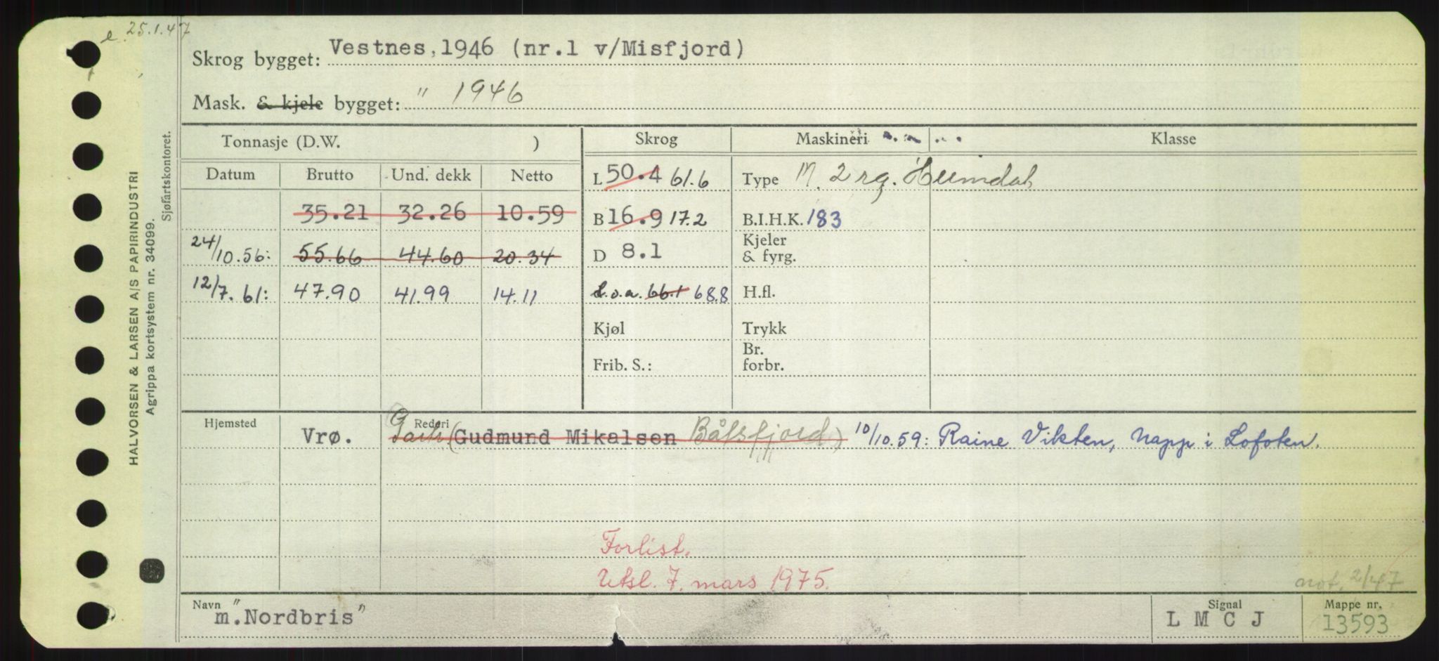 Sjøfartsdirektoratet med forløpere, Skipsmålingen, AV/RA-S-1627/H/Hd/L0026: Fartøy, N-Norhol, p. 433