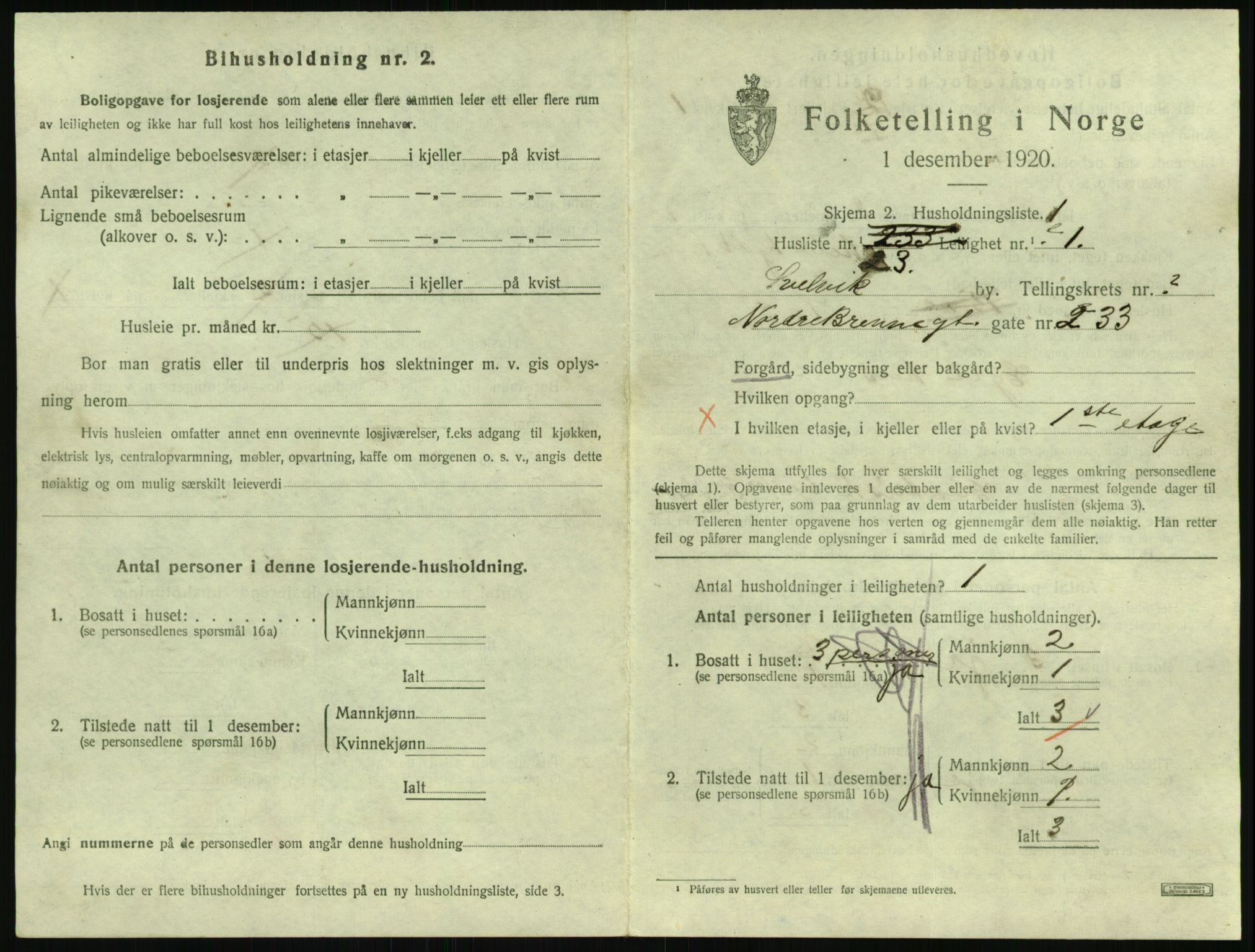 SAKO, 1920 census for Svelvik, 1920, p. 935