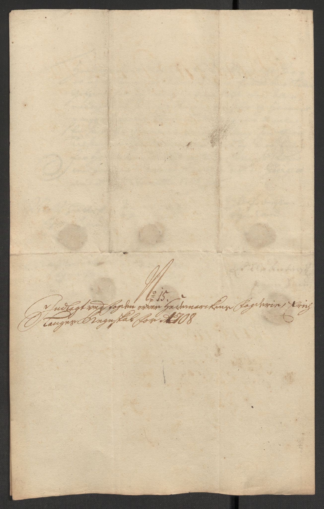 Rentekammeret inntil 1814, Reviderte regnskaper, Fogderegnskap, AV/RA-EA-4092/R16/L1044: Fogderegnskap Hedmark, 1708, p. 296