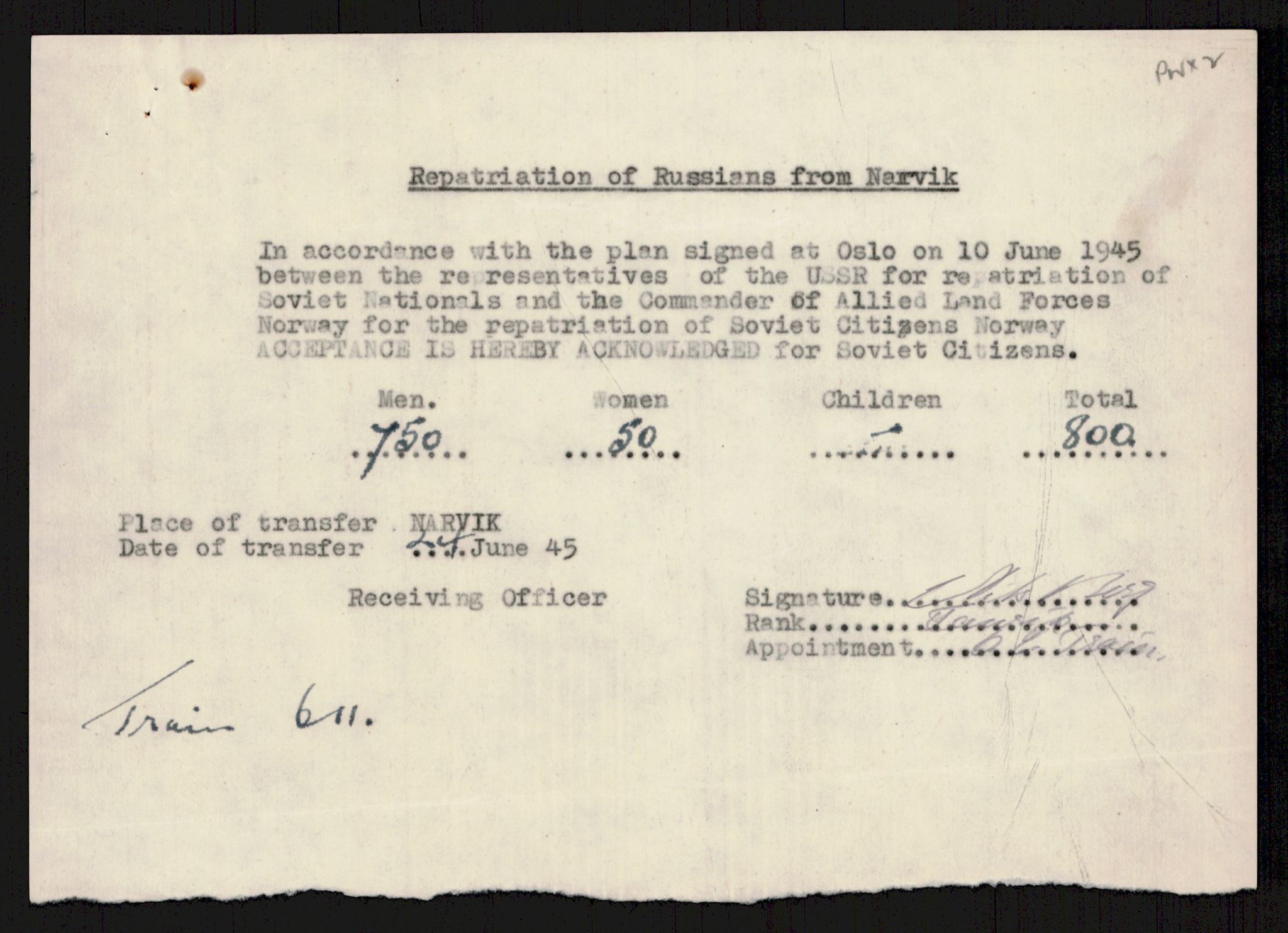 Flyktnings- og fangedirektoratet, Repatrieringskontoret, RA/S-1681/D/Db/L0016: Displaced Persons (DPs) og sivile tyskere, 1945-1948, p. 229