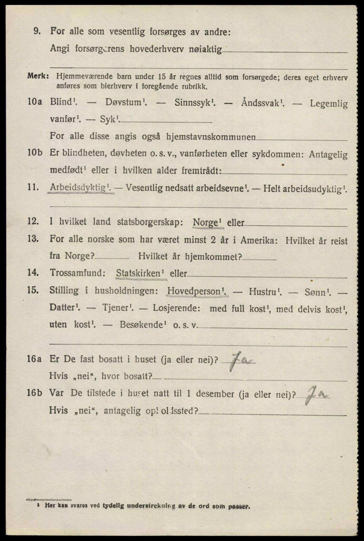 SAO, 1920 census for Ås, 1920, p. 1123