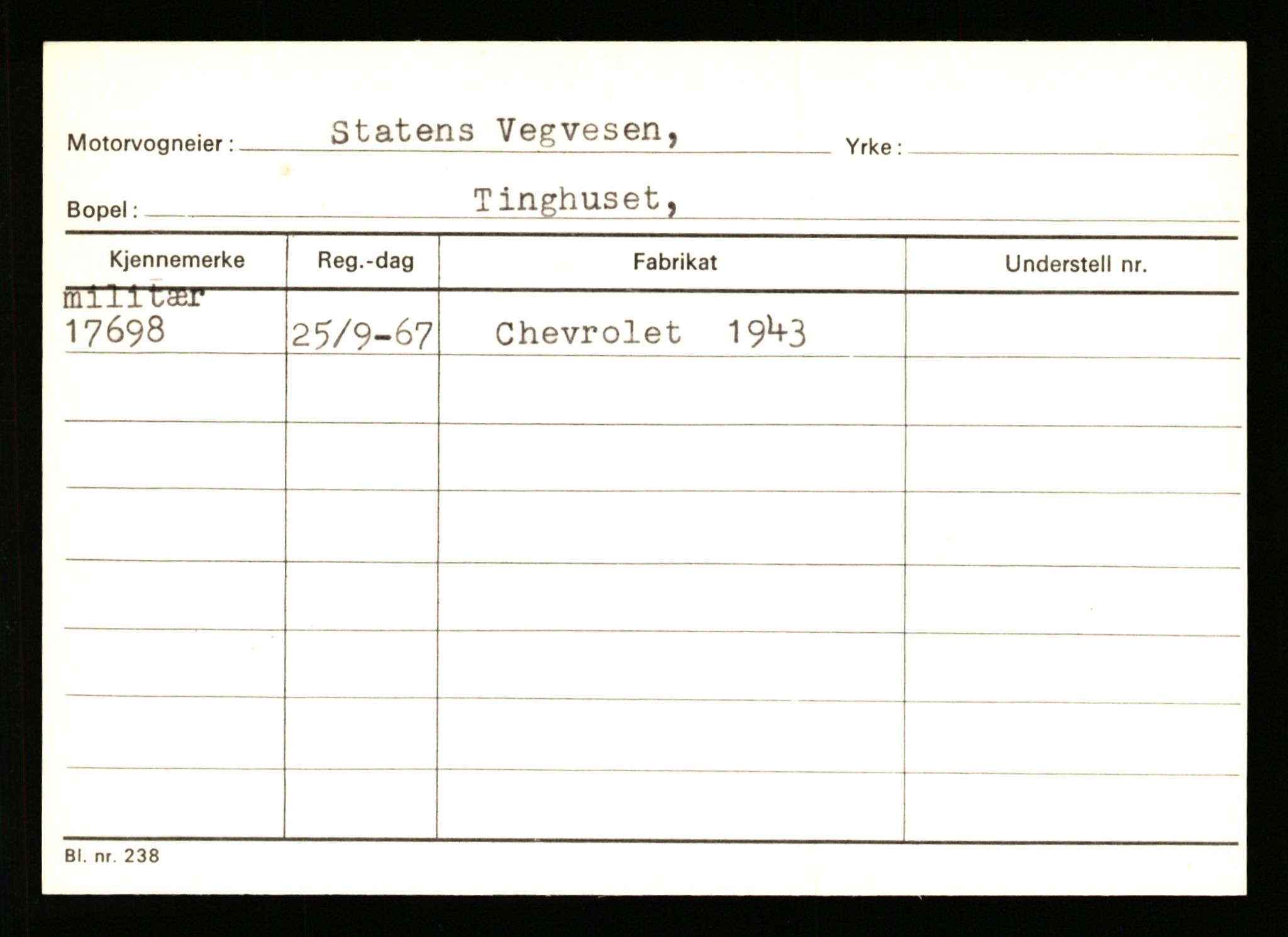 Stavanger trafikkstasjon, AV/SAST-A-101942/0/G/L0004: Registreringsnummer: 15497 - 22957, 1930-1971, p. 1111