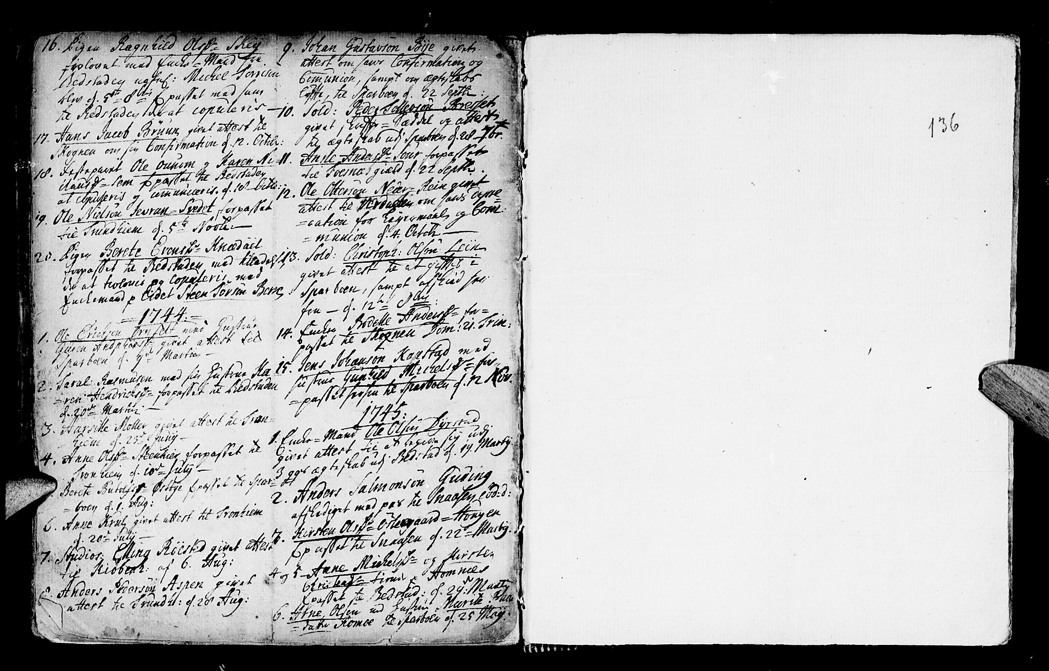 Ministerialprotokoller, klokkerbøker og fødselsregistre - Nord-Trøndelag, SAT/A-1458/746/L0439: Parish register (official) no. 746A01, 1688-1759, p. 136