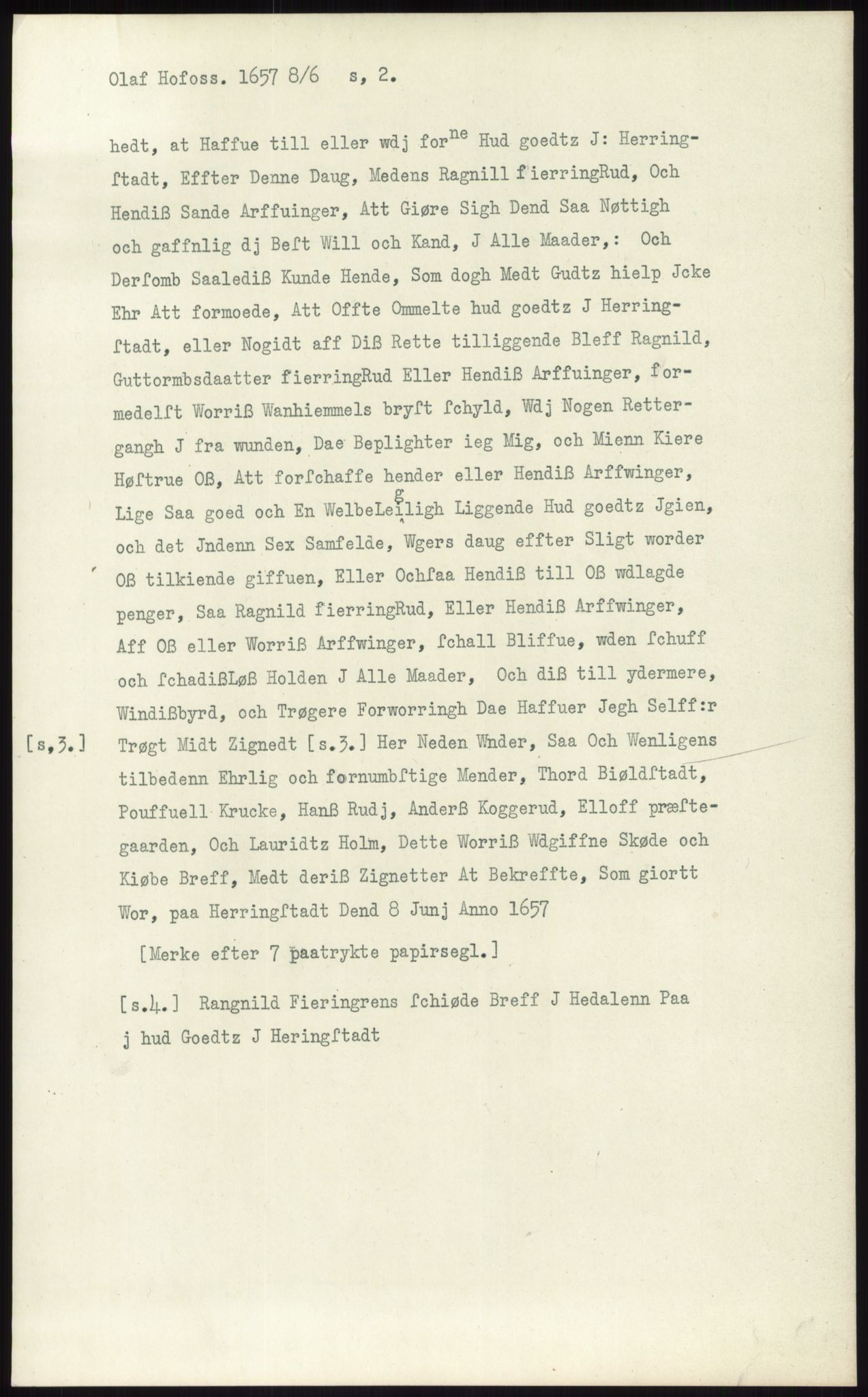 Samlinger til kildeutgivelse, Diplomavskriftsamlingen, AV/RA-EA-4053/H/Ha, p. 2937