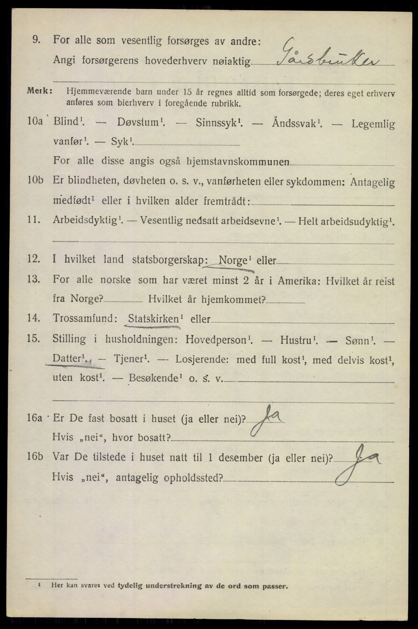 SAKO, 1920 census for Ytre Sandsvær, 1920, p. 1743