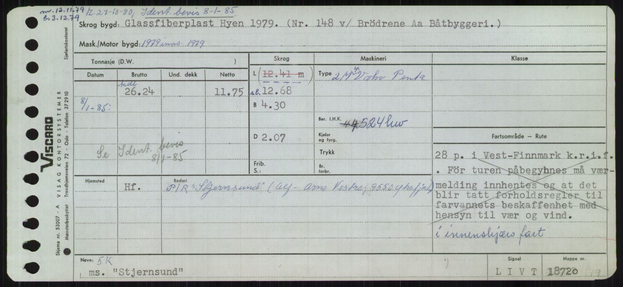 Sjøfartsdirektoratet med forløpere, Skipsmålingen, RA/S-1627/H/Ha/L0005/0002: Fartøy, S-Sven / Fartøy, Skjo-Sven, p. 511