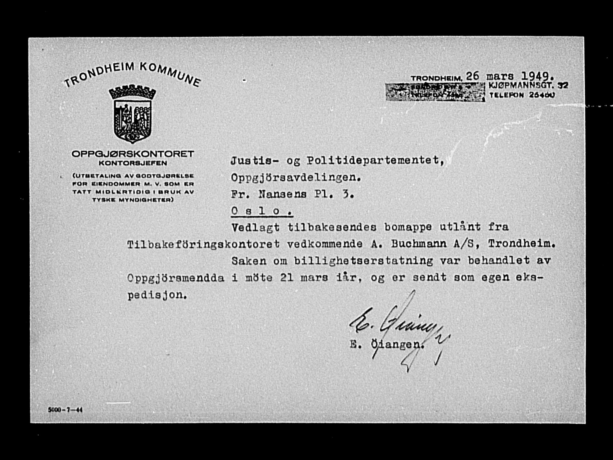 Justisdepartementet, Tilbakeføringskontoret for inndratte formuer, AV/RA-S-1564/H/Hc/Hca/L0893: --, 1945-1947, p. 102