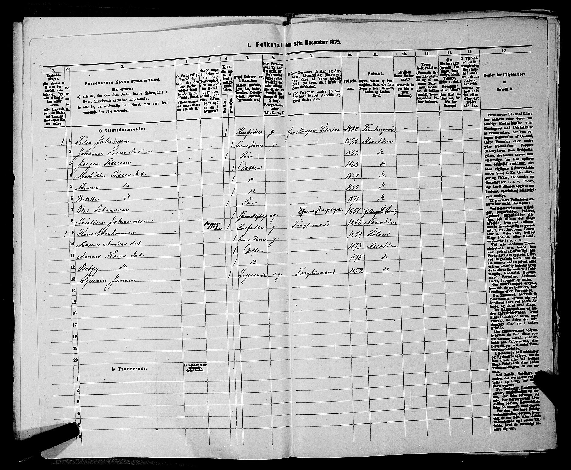 RA, 1875 census for 0216P Nesodden, 1875, p. 242