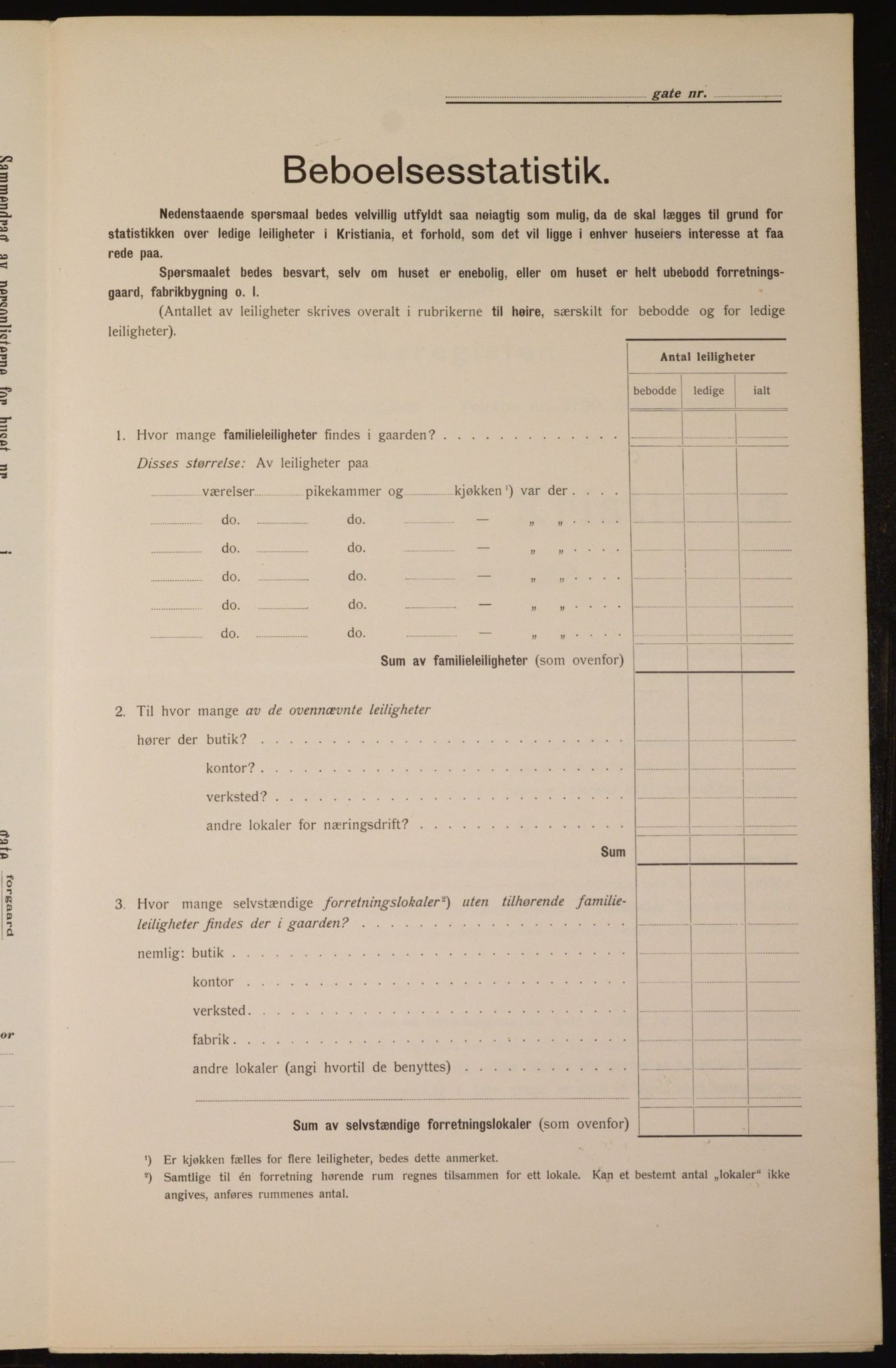 OBA, Municipal Census 1912 for Kristiania, 1912, p. 83040