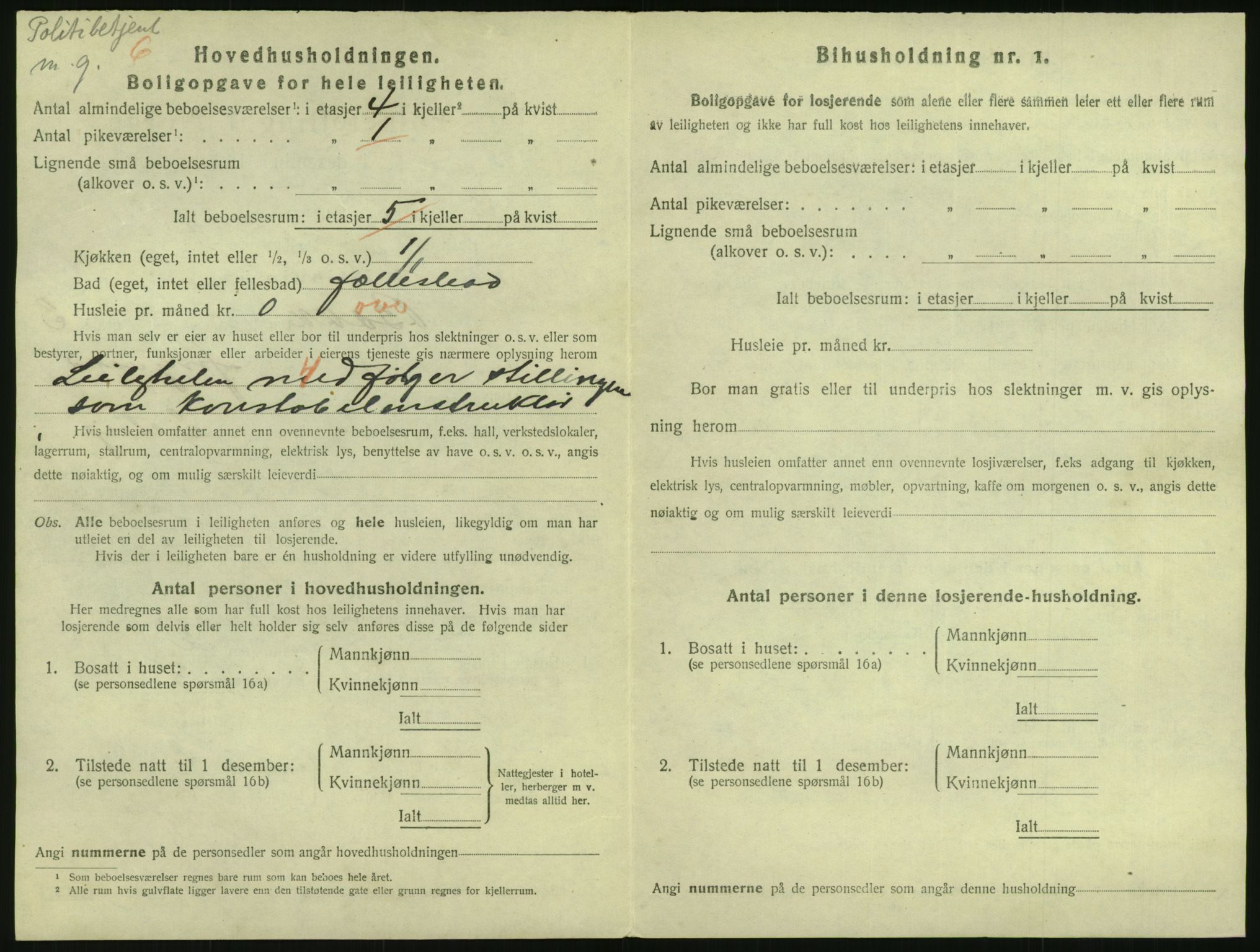 SAO, 1920 census for Kristiania, 1920, p. 11143