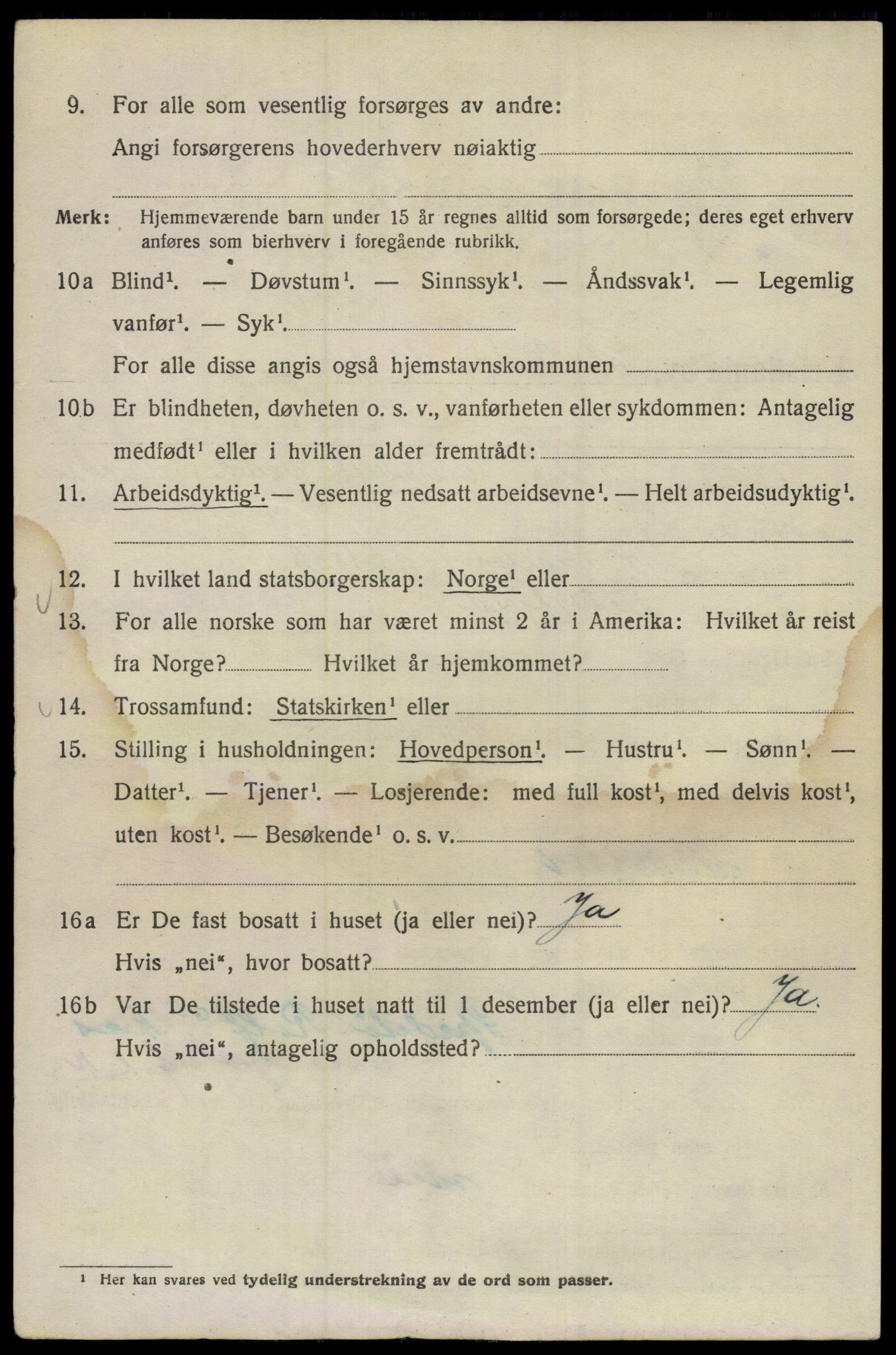 SAO, 1920 census for Kristiania, 1920, p. 534016