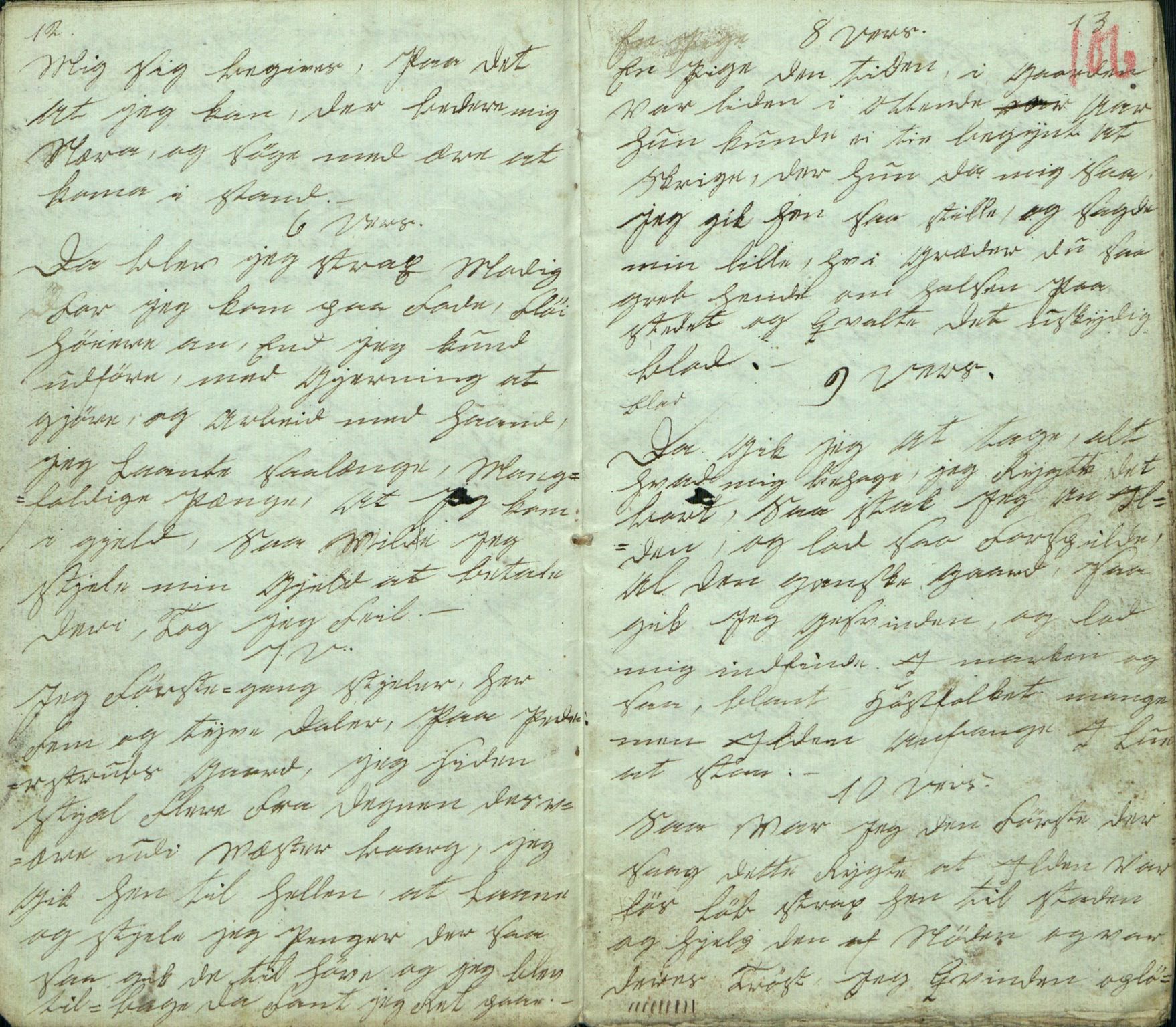 Rikard Berge, TEMU/TGM-A-1003/F/L0005/0031: 160-200 / 189 Delar av handskrivne bøker, 1908, p. 105-106
