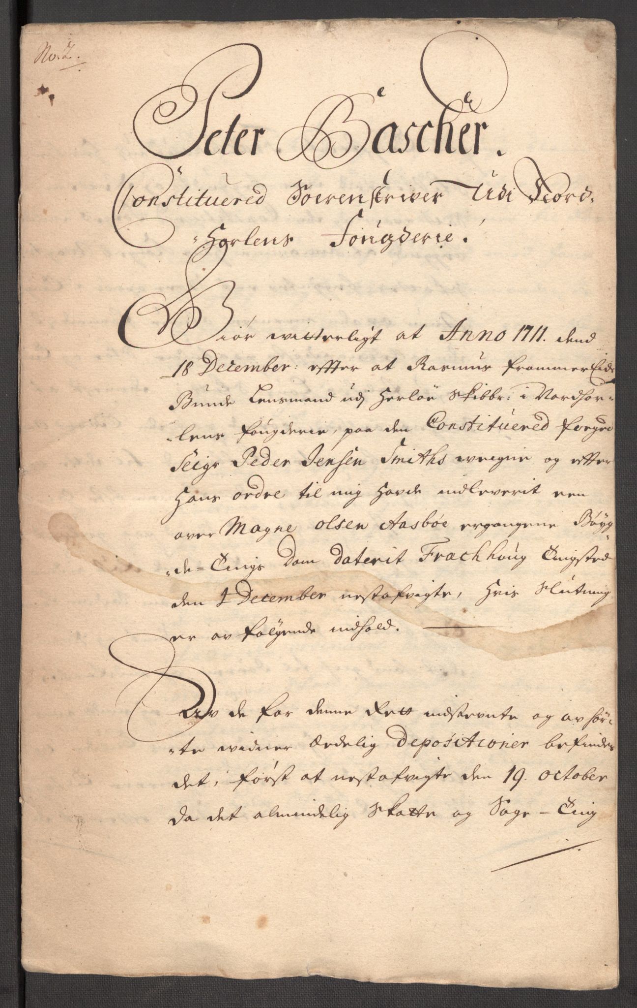 Rentekammeret inntil 1814, Reviderte regnskaper, Fogderegnskap, RA/EA-4092/R51/L3192: Fogderegnskap Nordhordland og Voss, 1711, p. 35