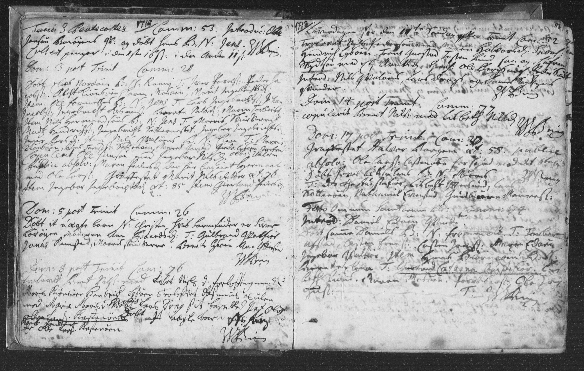 Ministerialprotokoller, klokkerbøker og fødselsregistre - Nord-Trøndelag, SAT/A-1458/786/L0685: Parish register (official) no. 786A01, 1710-1798, p. 13