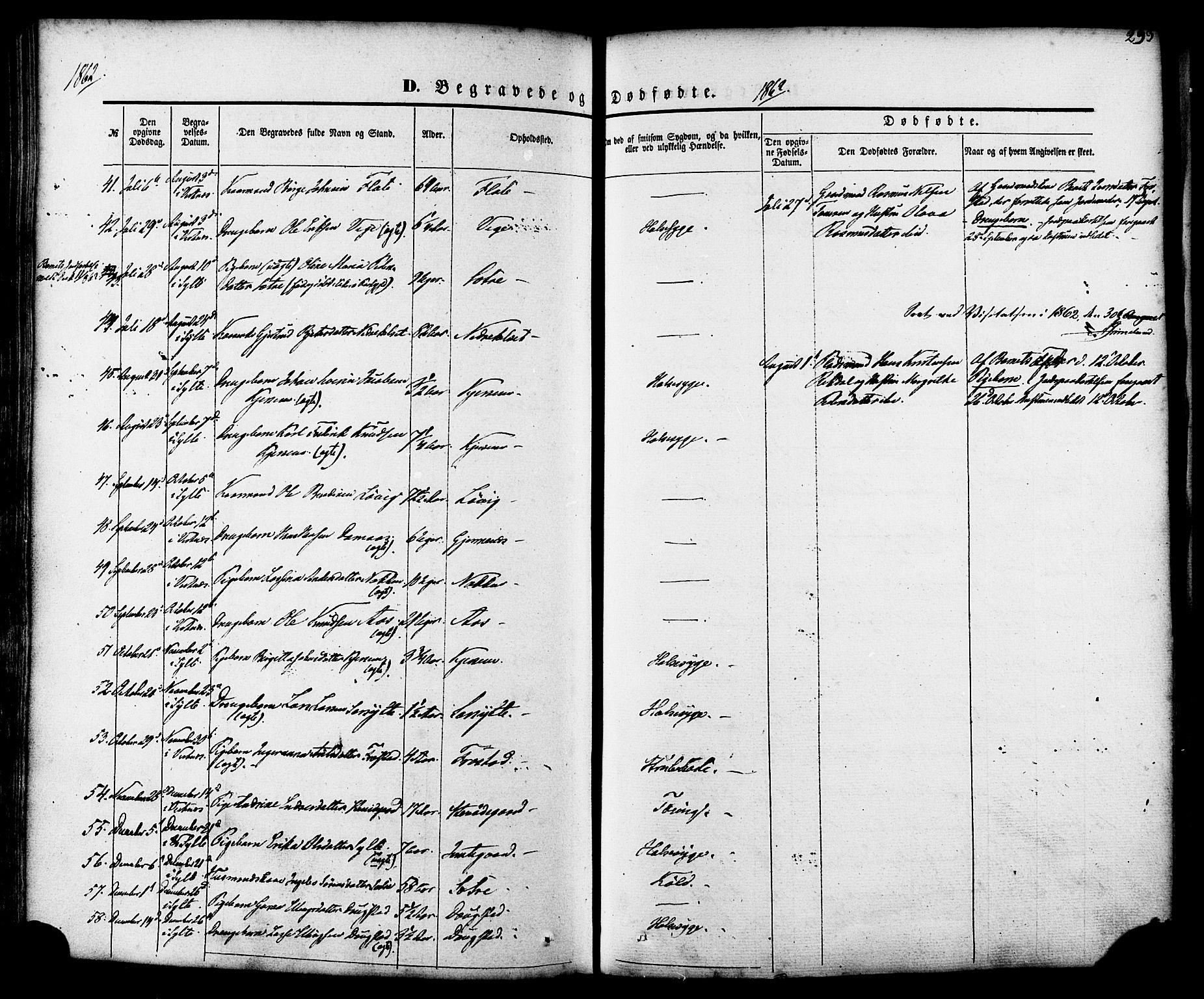 Ministerialprotokoller, klokkerbøker og fødselsregistre - Møre og Romsdal, AV/SAT-A-1454/539/L0529: Parish register (official) no. 539A02, 1848-1872, p. 293