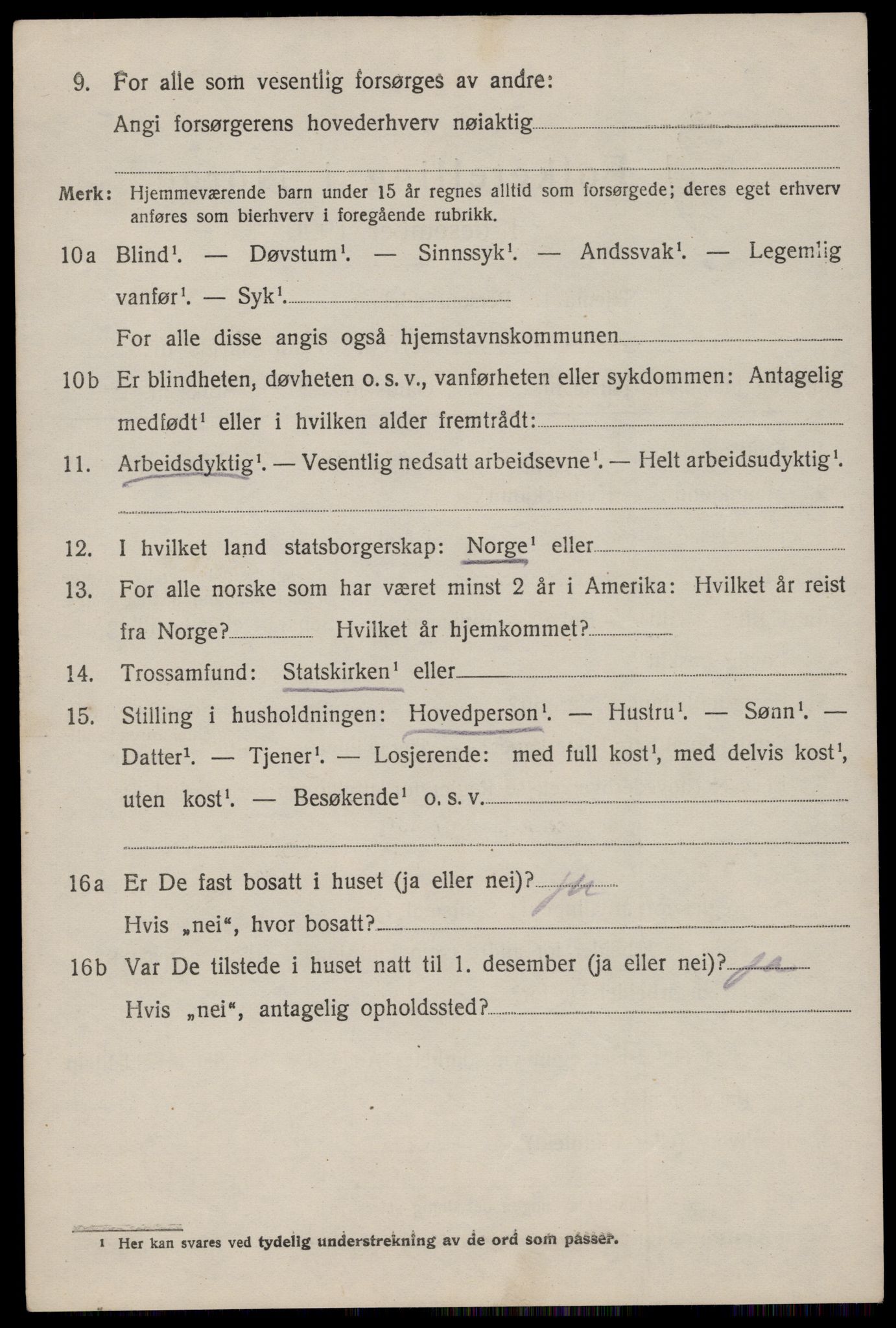 SAST, 1920 census for Varhaug, 1920, p. 1978