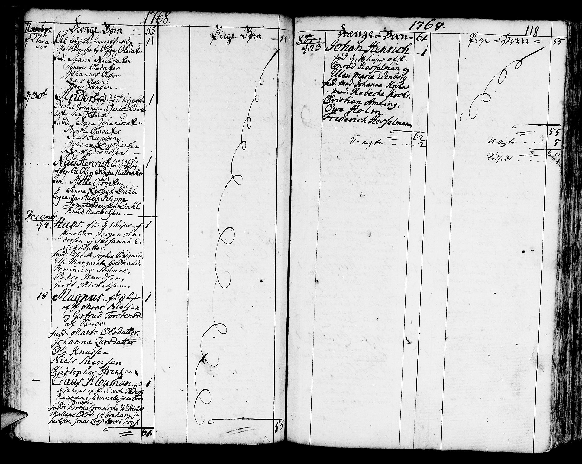 Korskirken sokneprestembete, SAB/A-76101/H/Haa/L0005: Parish register (official) no. A 5, 1751-1789, p. 118