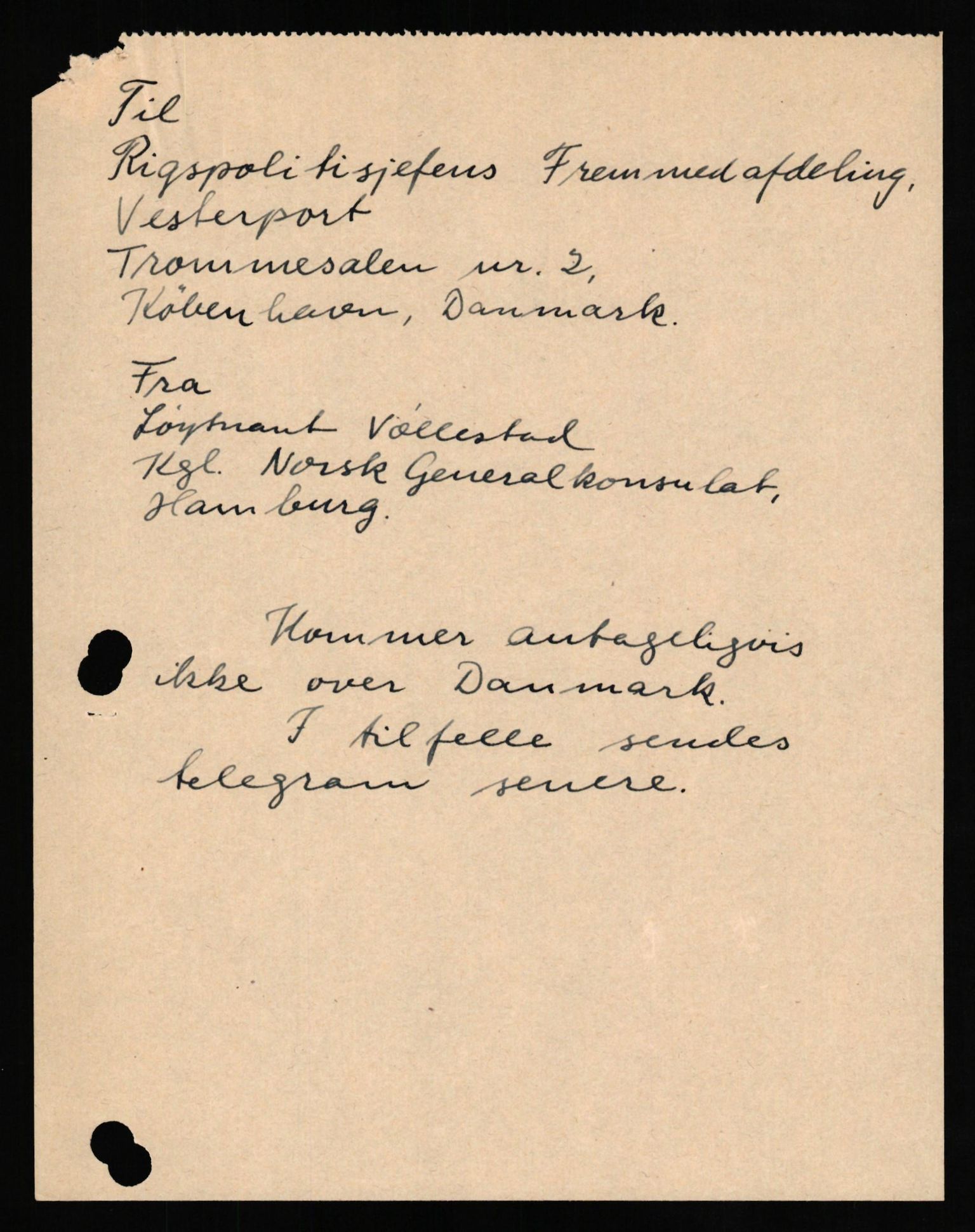 Forsvaret, Forsvarets overkommando II, AV/RA-RAFA-3915/D/Db/L0026: CI Questionaires. Tyske okkupasjonsstyrker i Norge. Tyskere., 1945-1946, p. 22