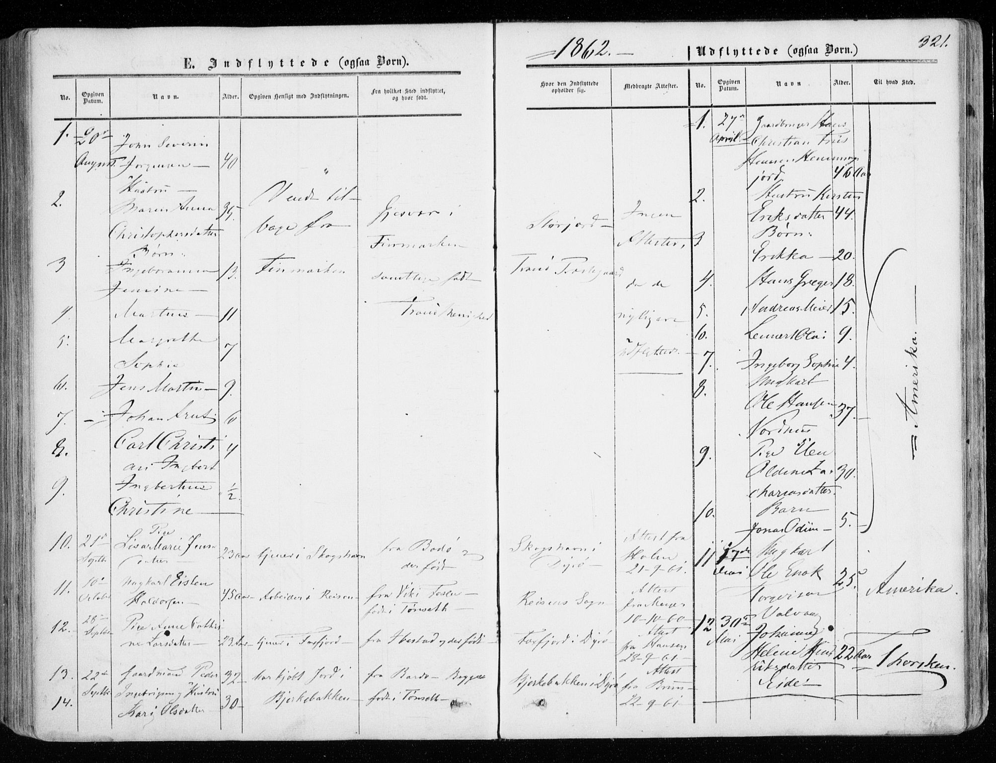 Tranøy sokneprestkontor, SATØ/S-1313/I/Ia/Iaa/L0007kirke: Parish register (official) no. 7, 1856-1866, p. 321